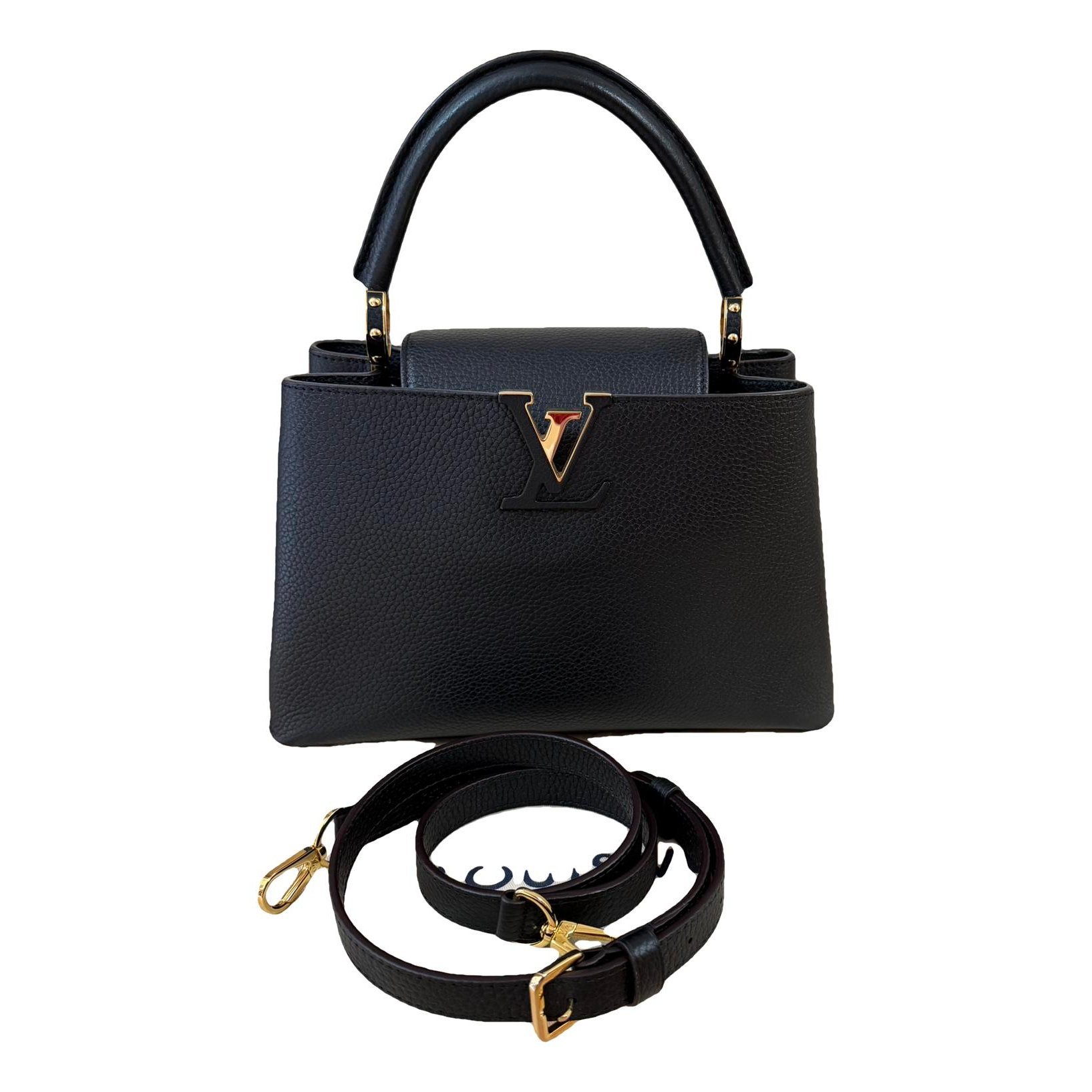 Capucines leather handbag