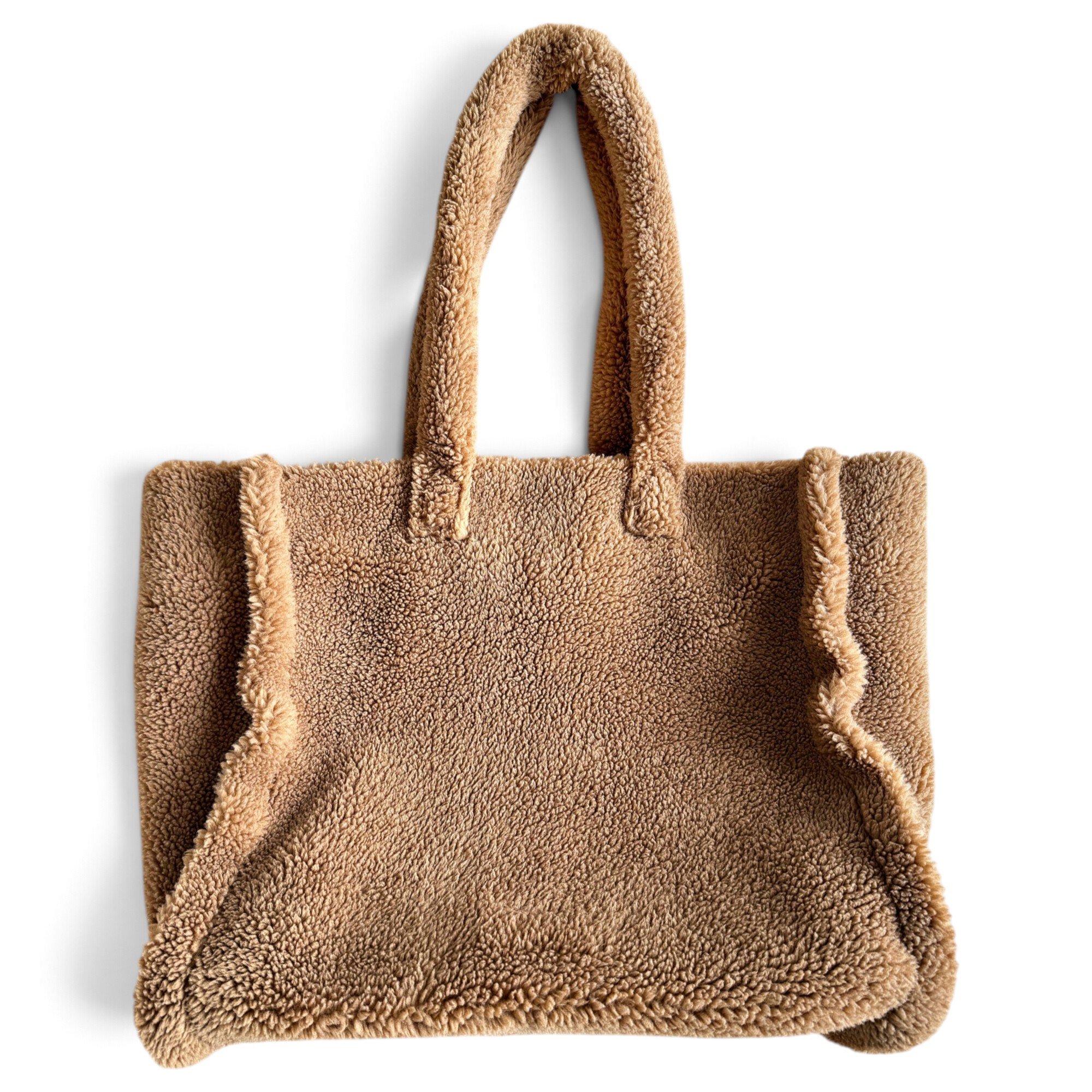 Faux fur tote