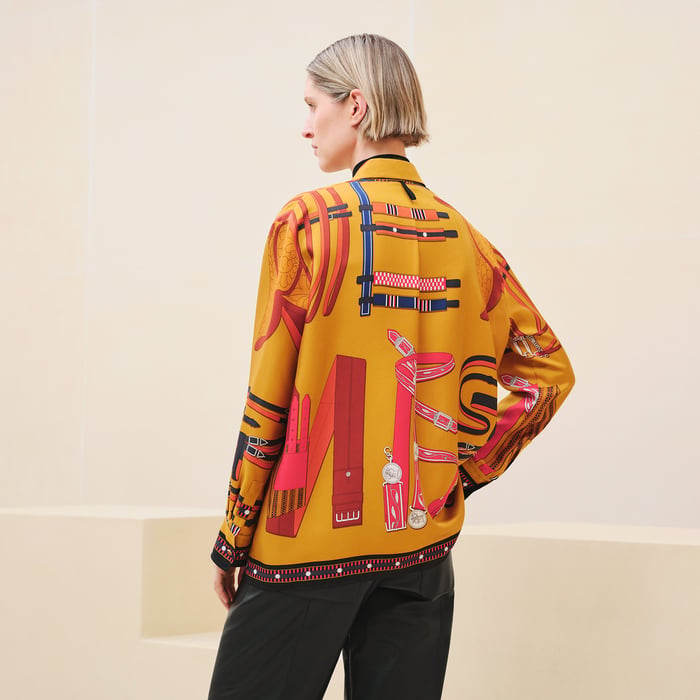 Jaune Gingembre "Lettres Equestres" Shirt