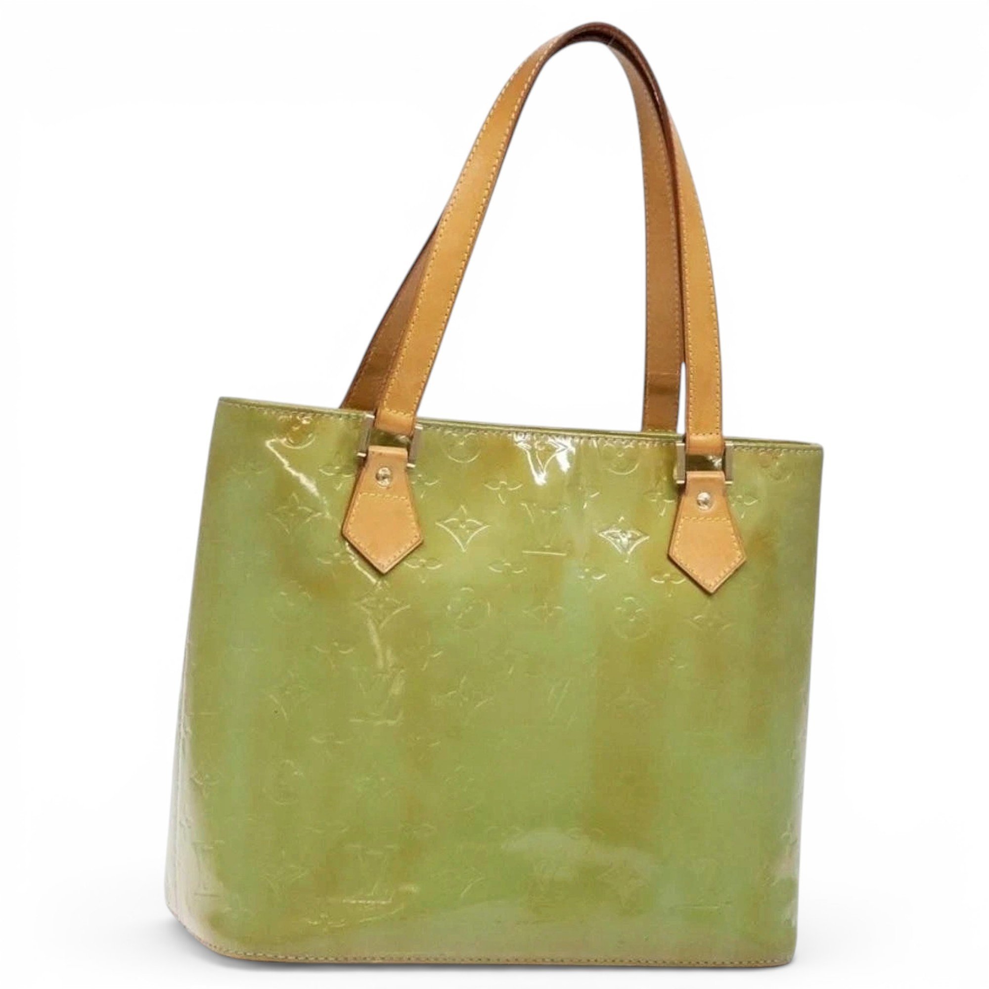 Patent leather handbag