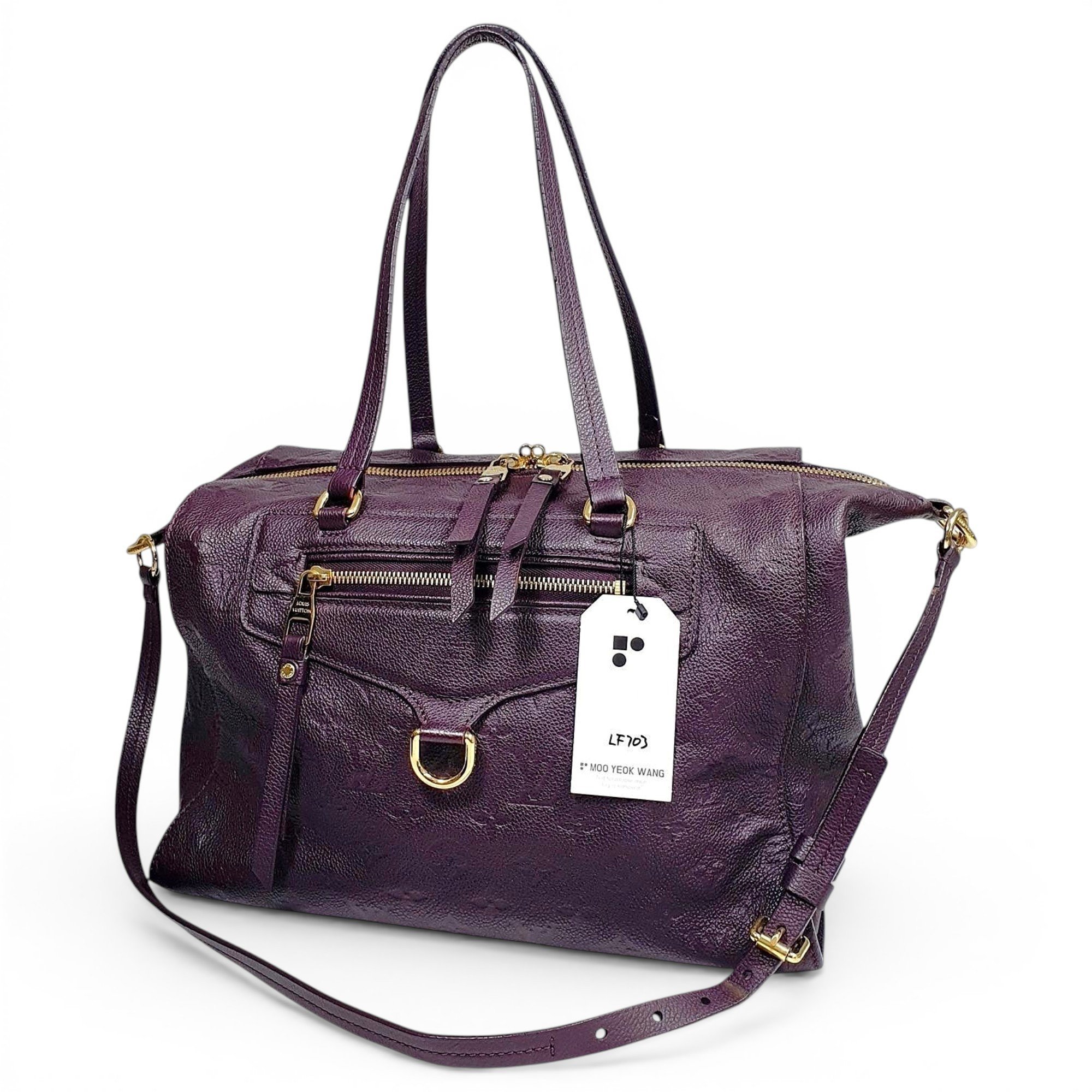 Leather handbag