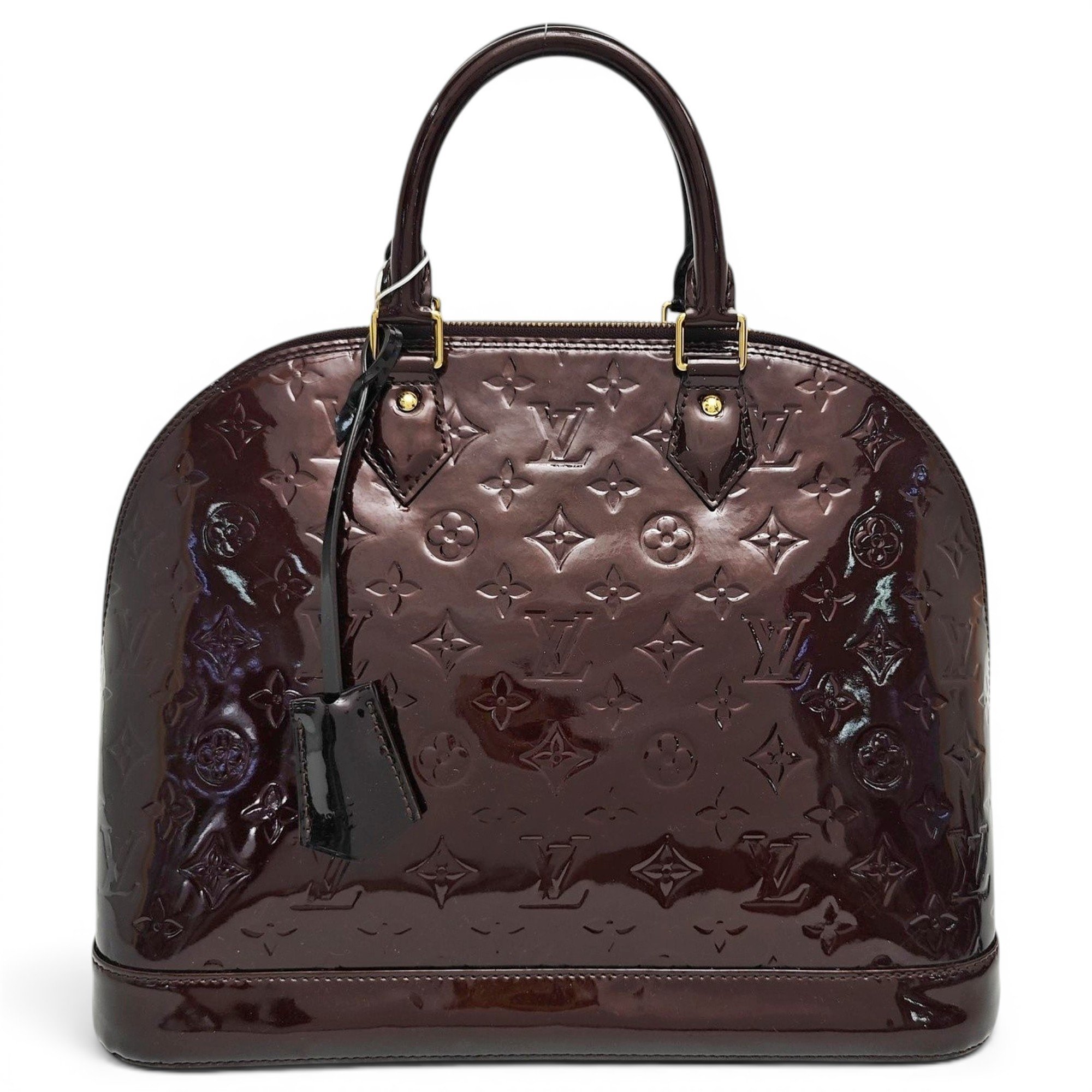Alma patent leather handbag