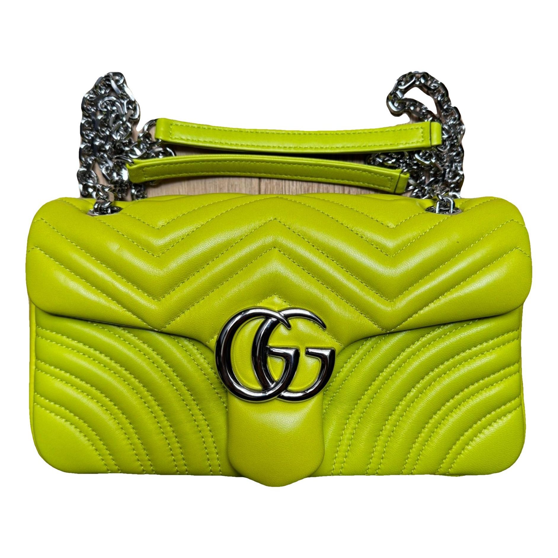 GG Marmont Flap leather handbag
