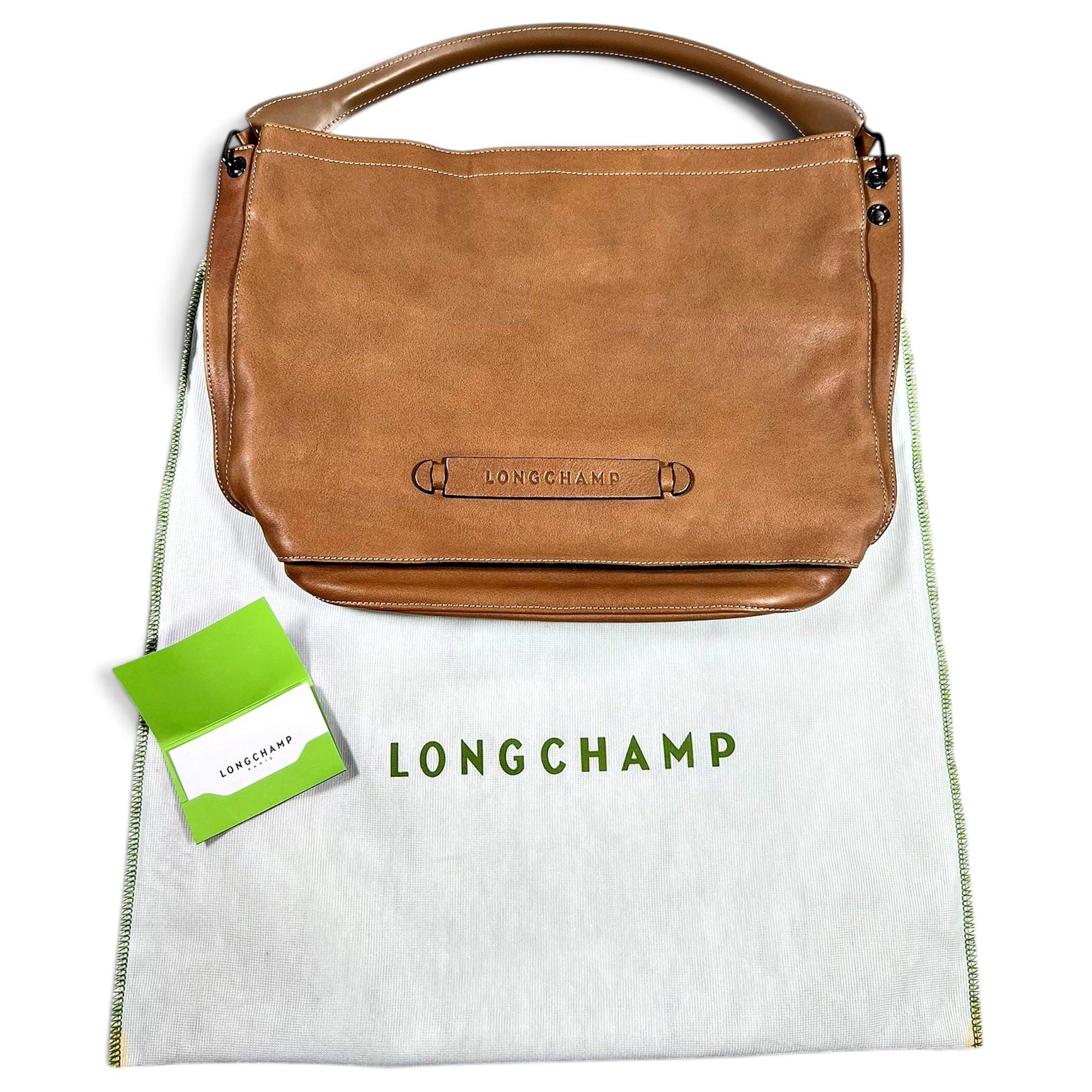 3D leather handbag