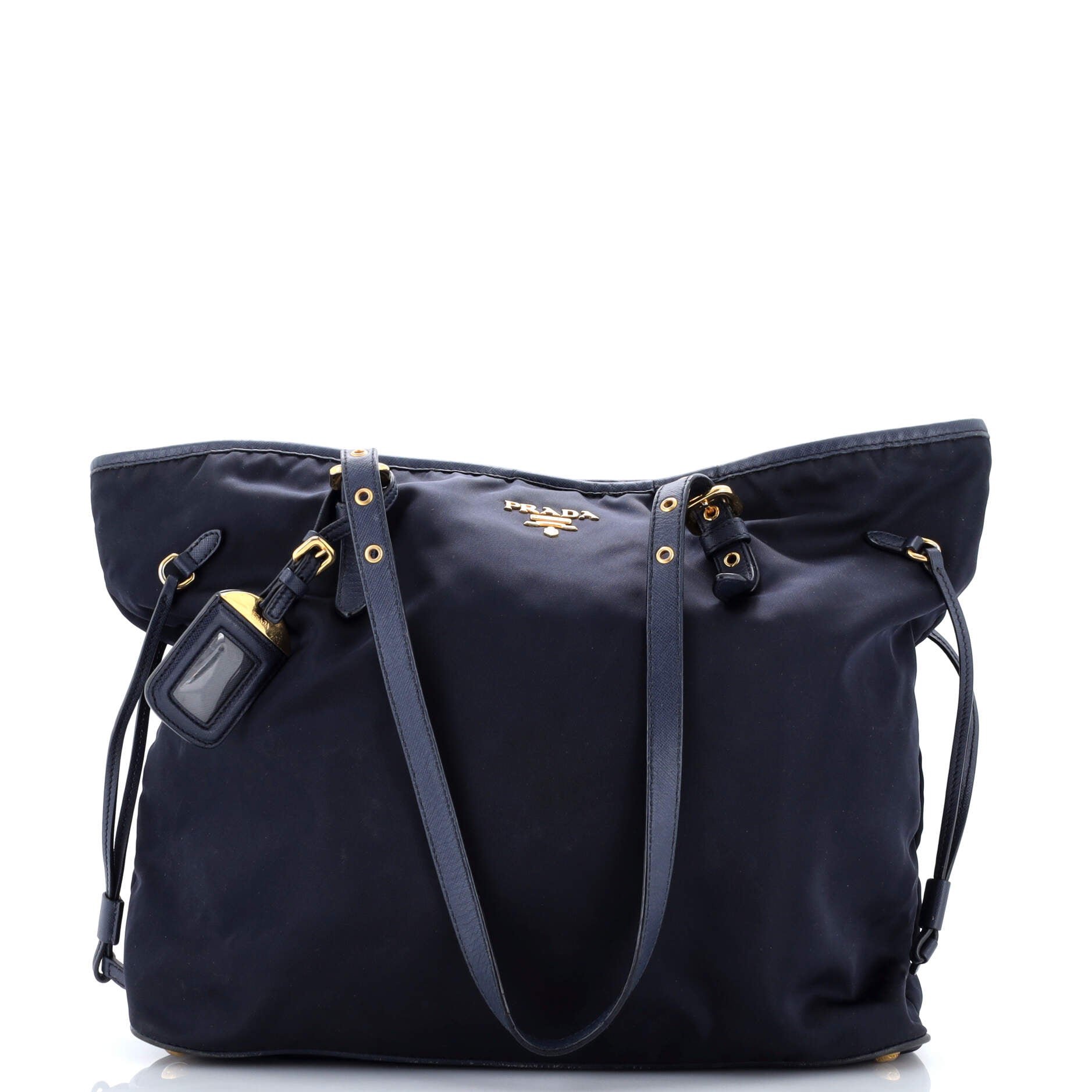 Belted Tote Tessuto and Leather Medium