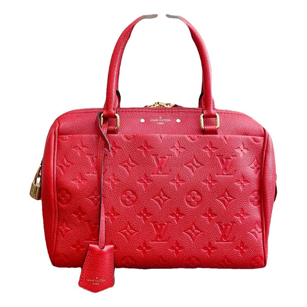 Speedy leather handbag