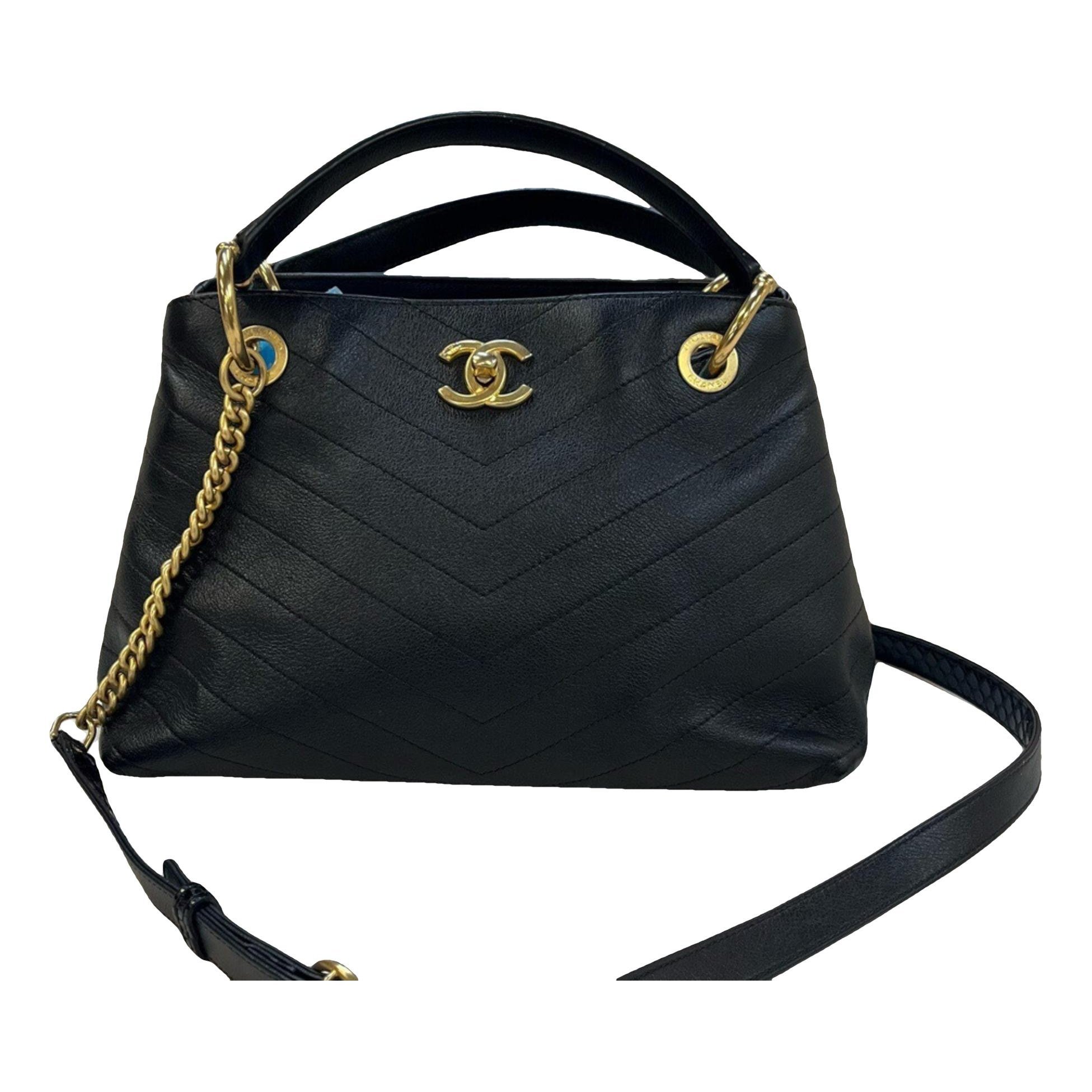 Executive leather tote