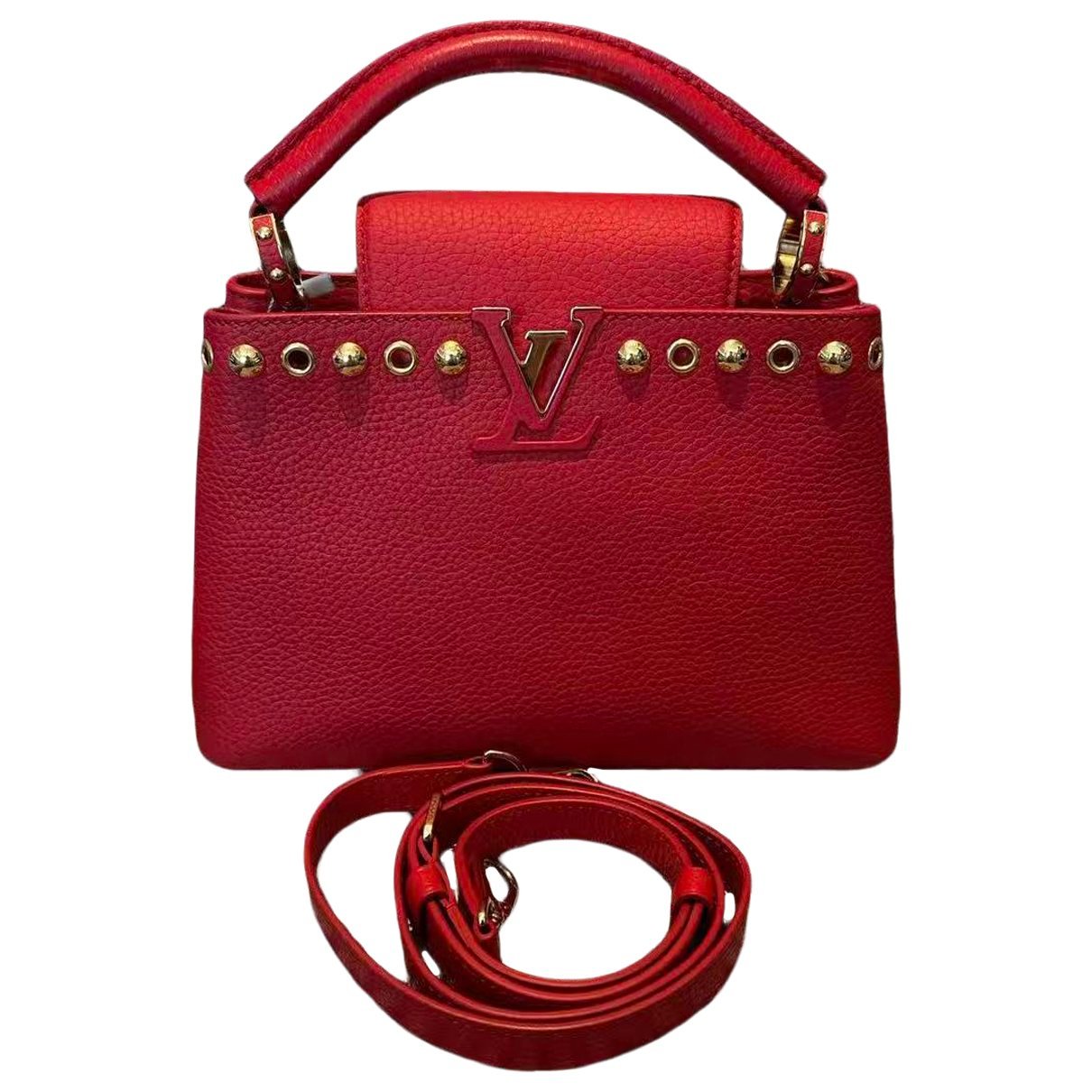 Capucines leather handbag