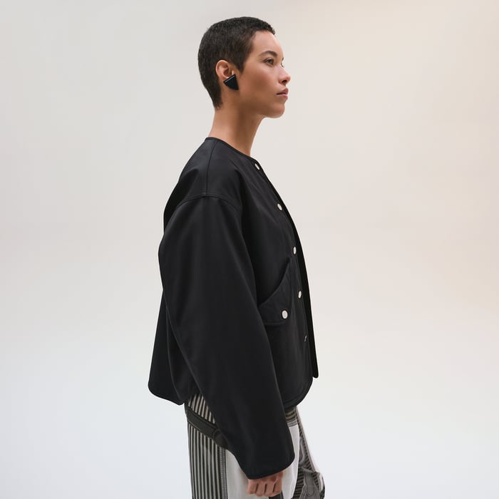 Noir Jacket With Equestrian Details