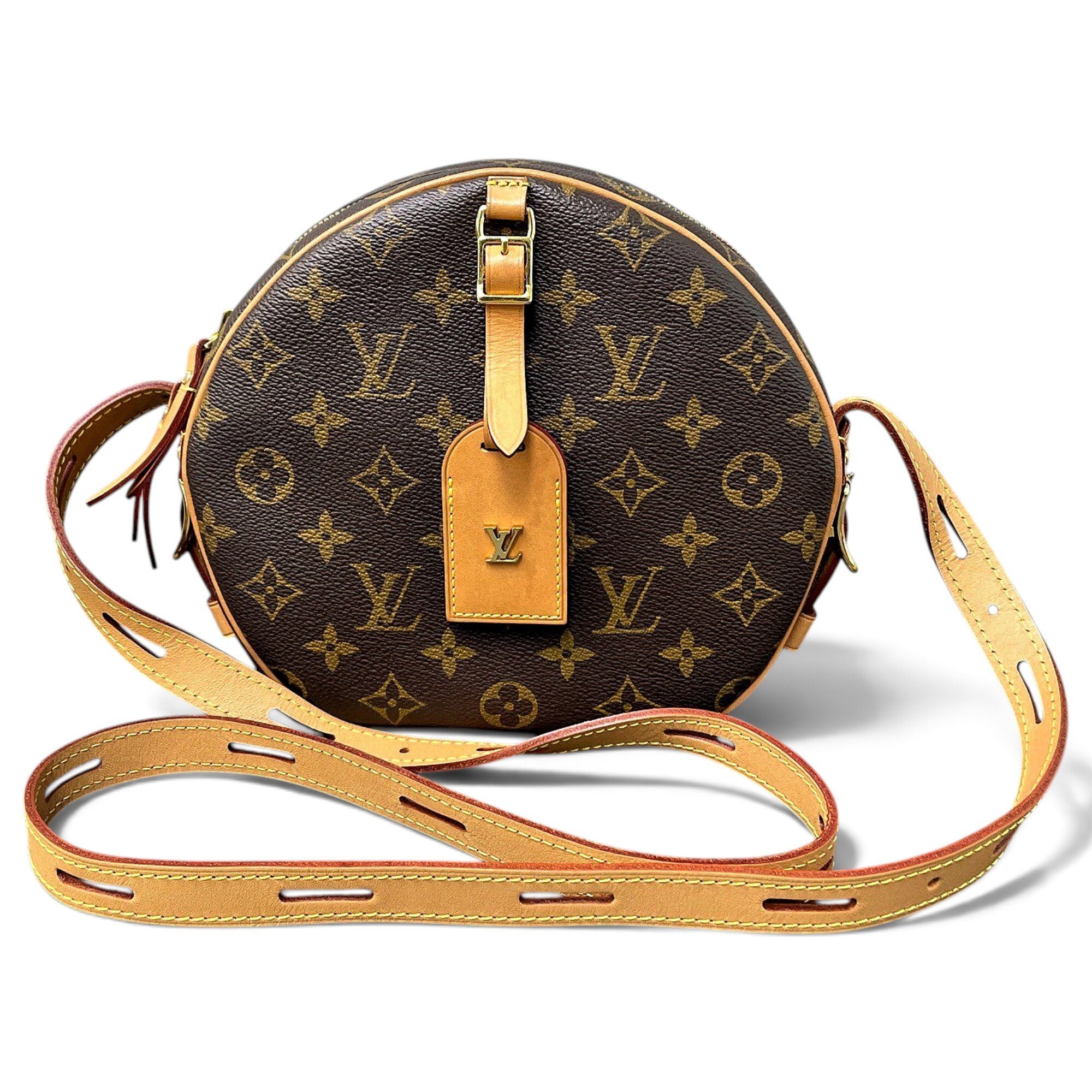 Boîte chapeau souple leather handbag