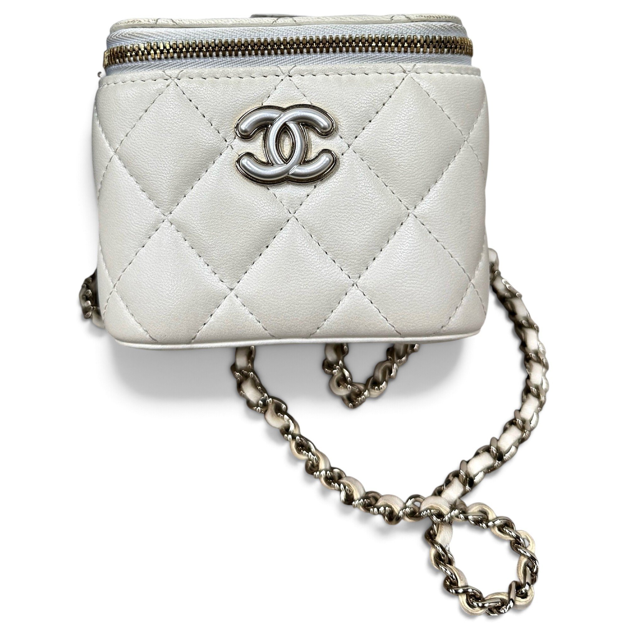 Vanity leather mini bag