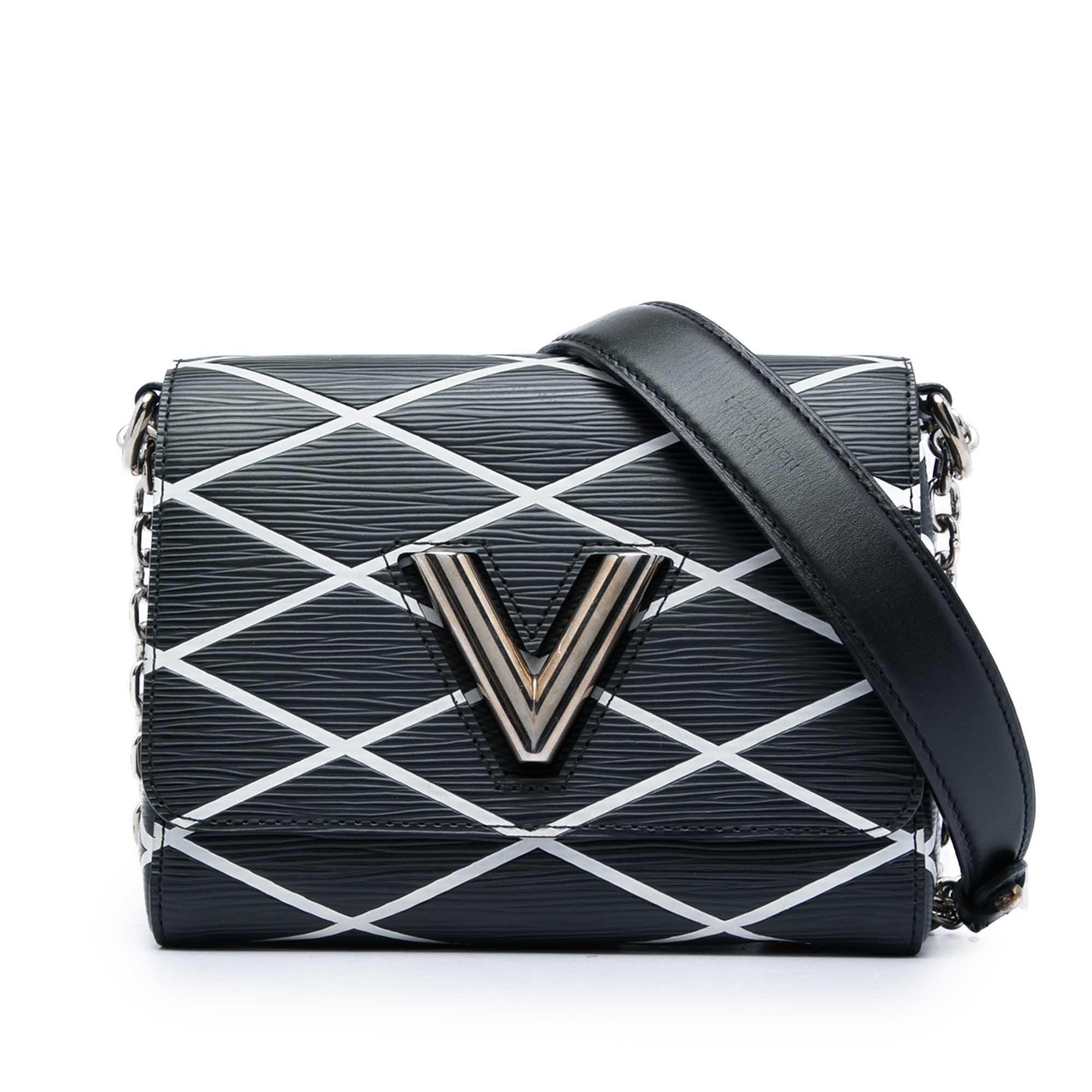 Twist leather handbag