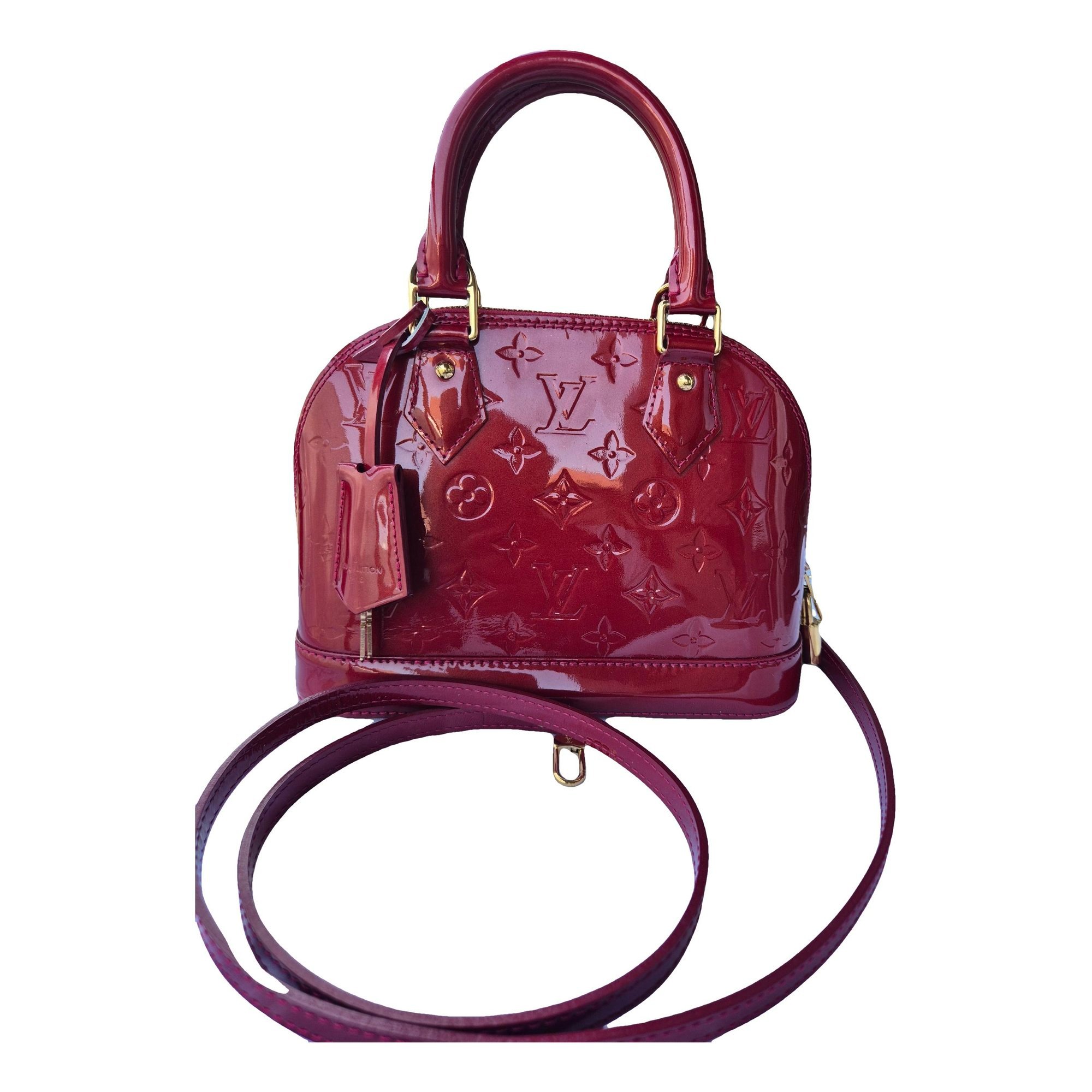 Alma BB patent leather handbag