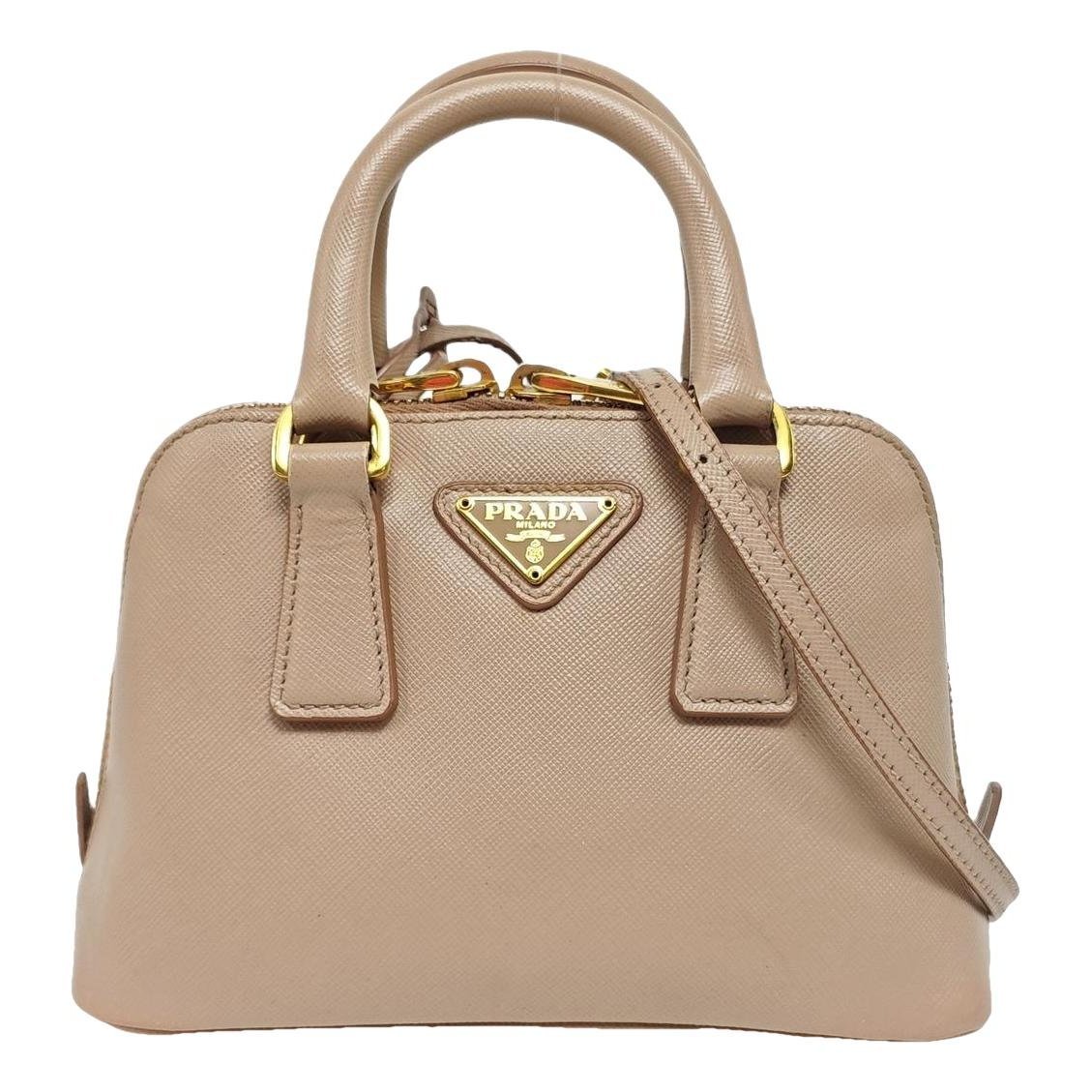 Promenade leather handbag