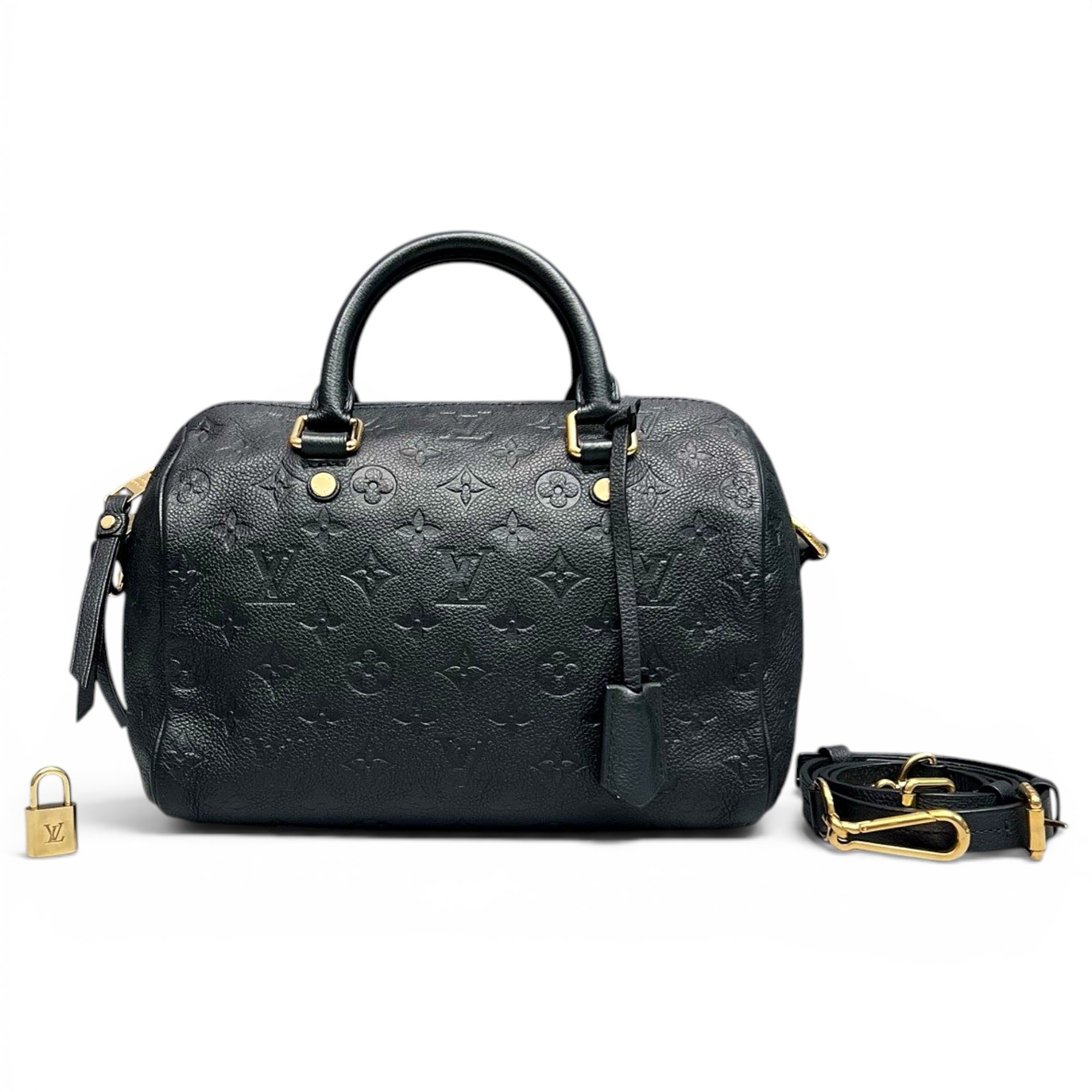 Speedy leather handbag