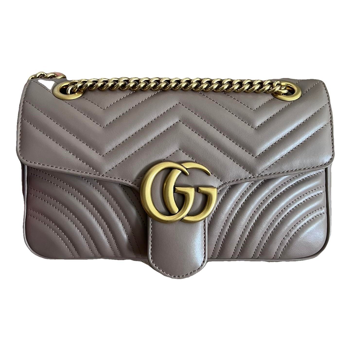 GG Marmont Flap leather crossbody bag