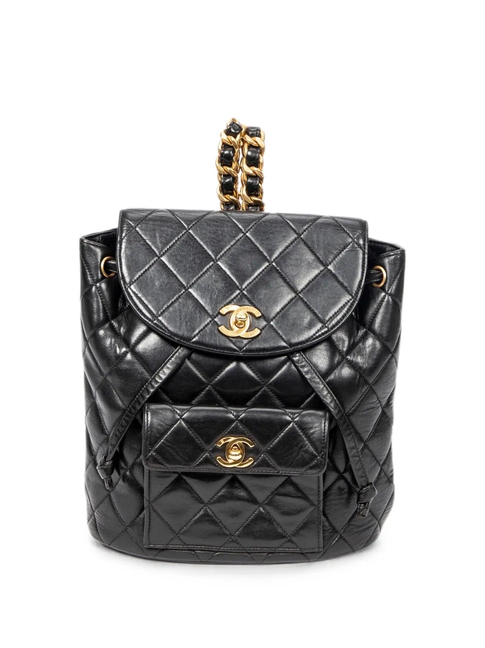 96-97 quilted CC turn-lock backpack