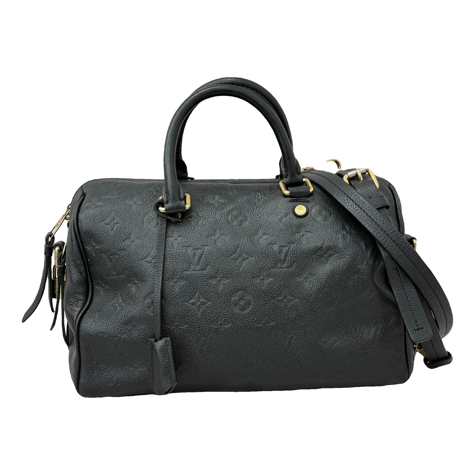 Speedy leather handbag