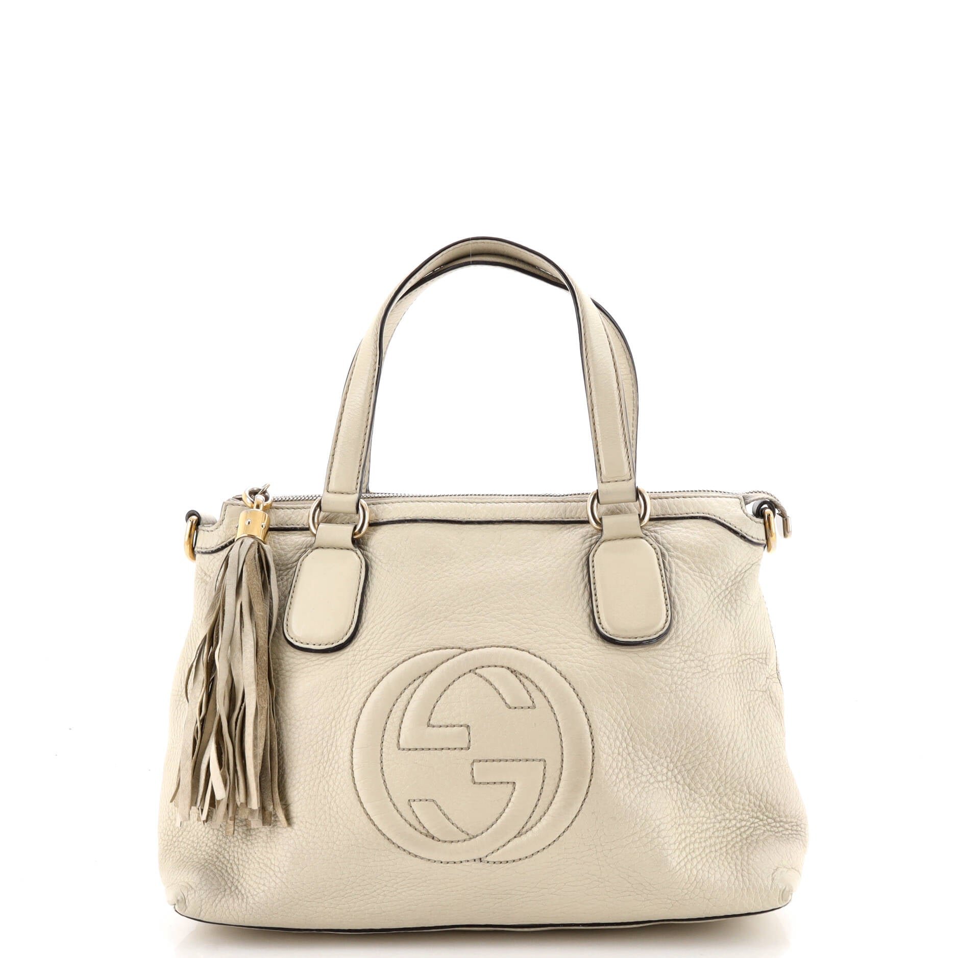 Soho Convertible Soft Top Handle Bag Leather
