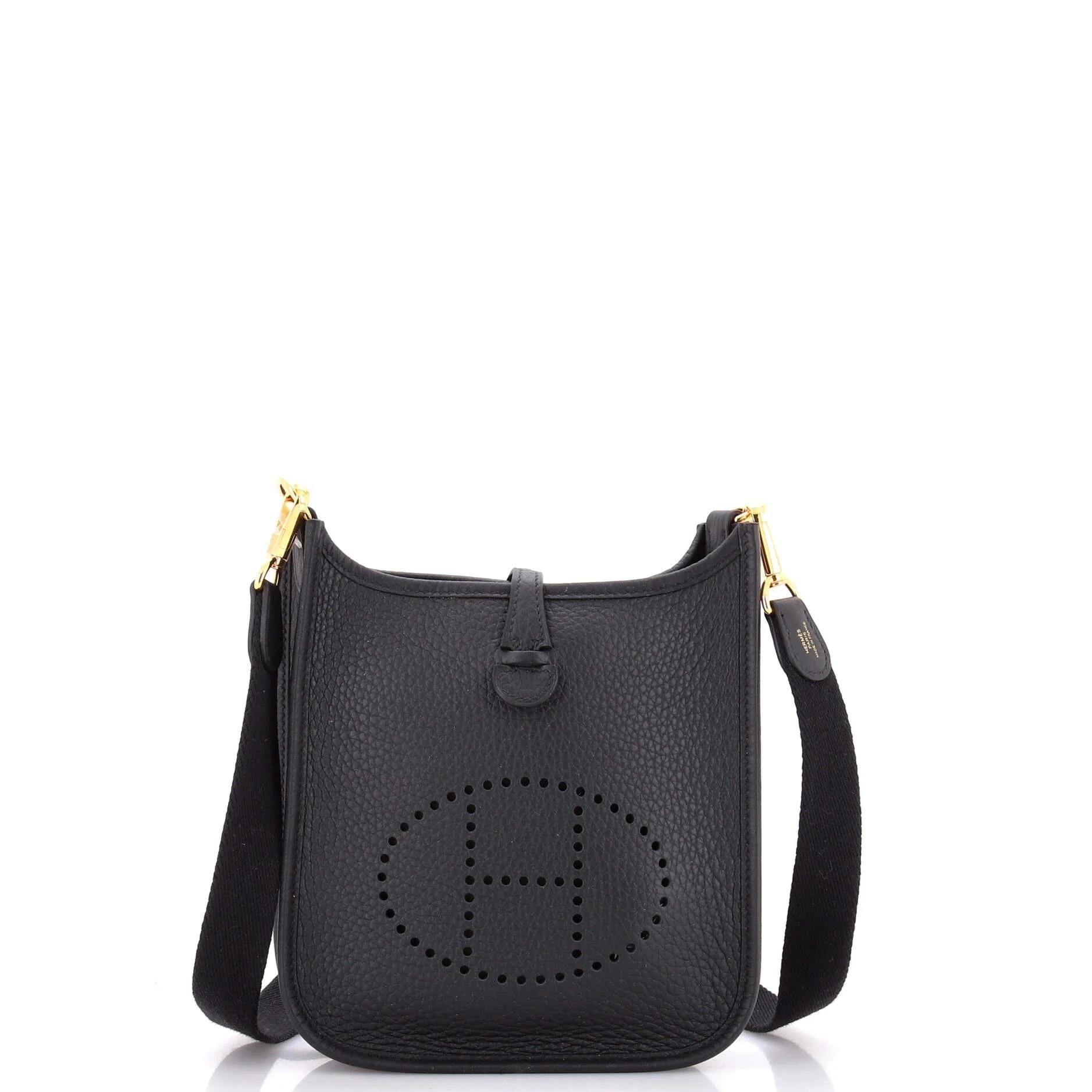 Mini Evelyne leather crossbody bag