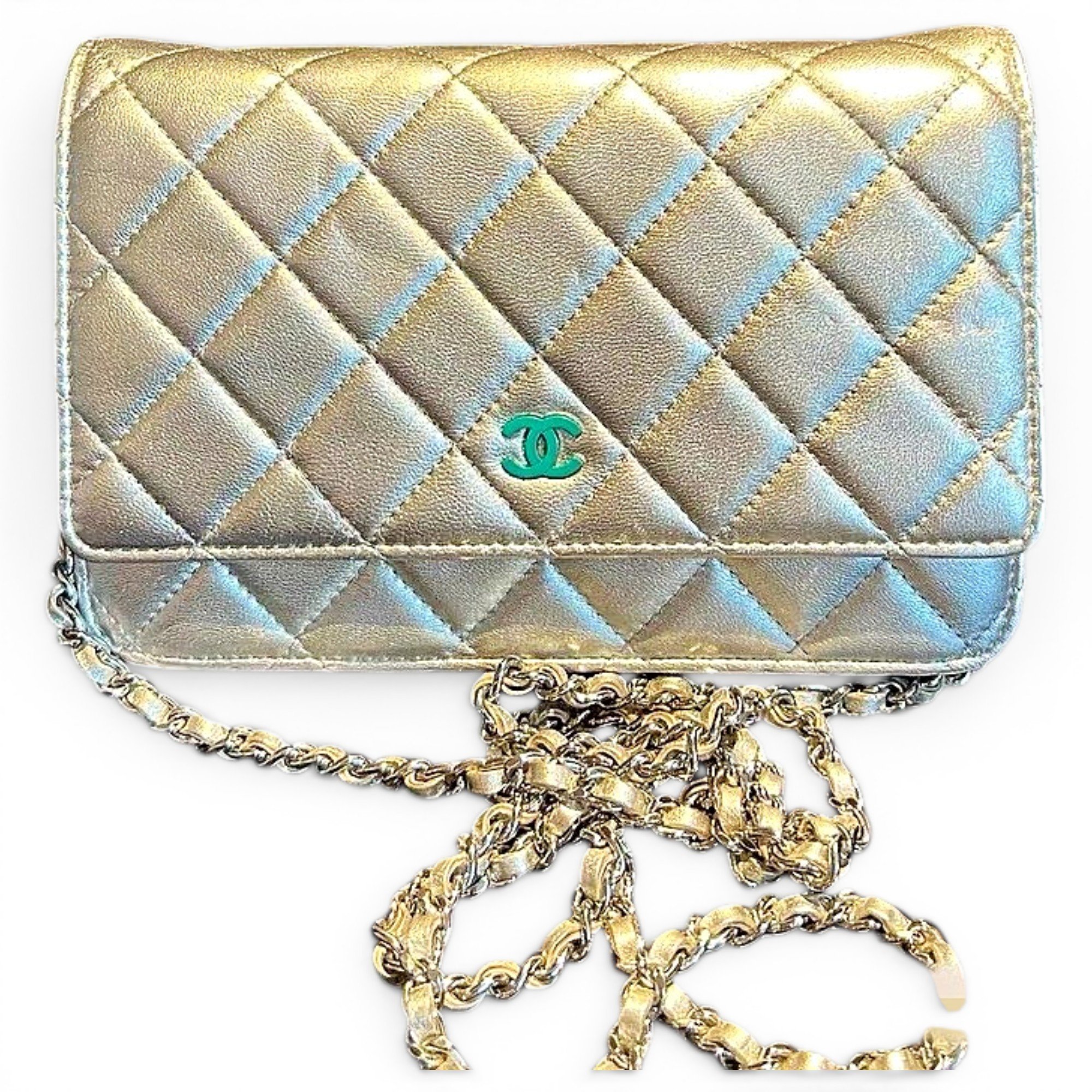 Wallet On Chain Gabrielle leather crossbody bag