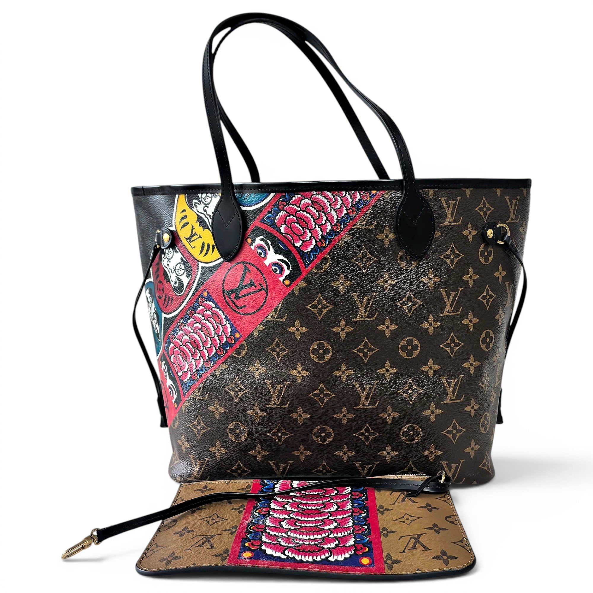 Neverfull leather handbag