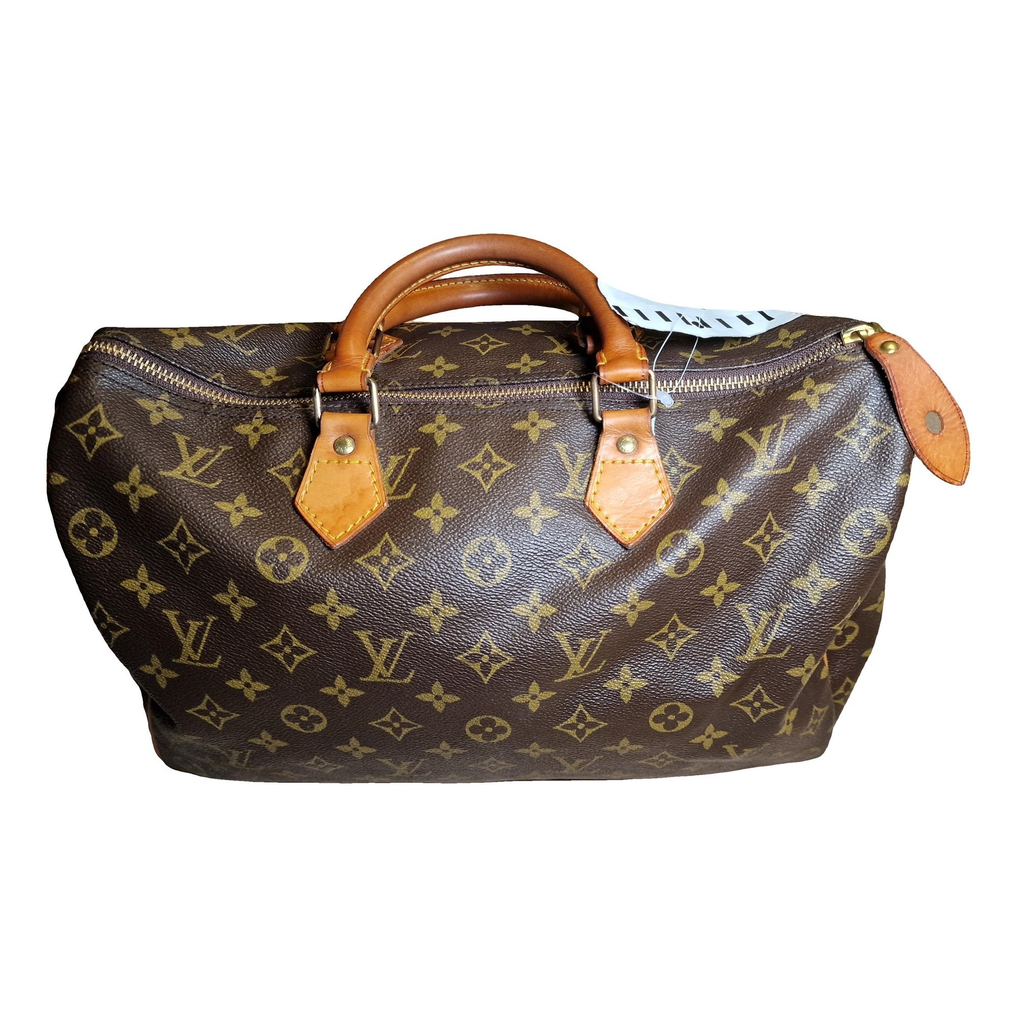 Speedy leather handbag