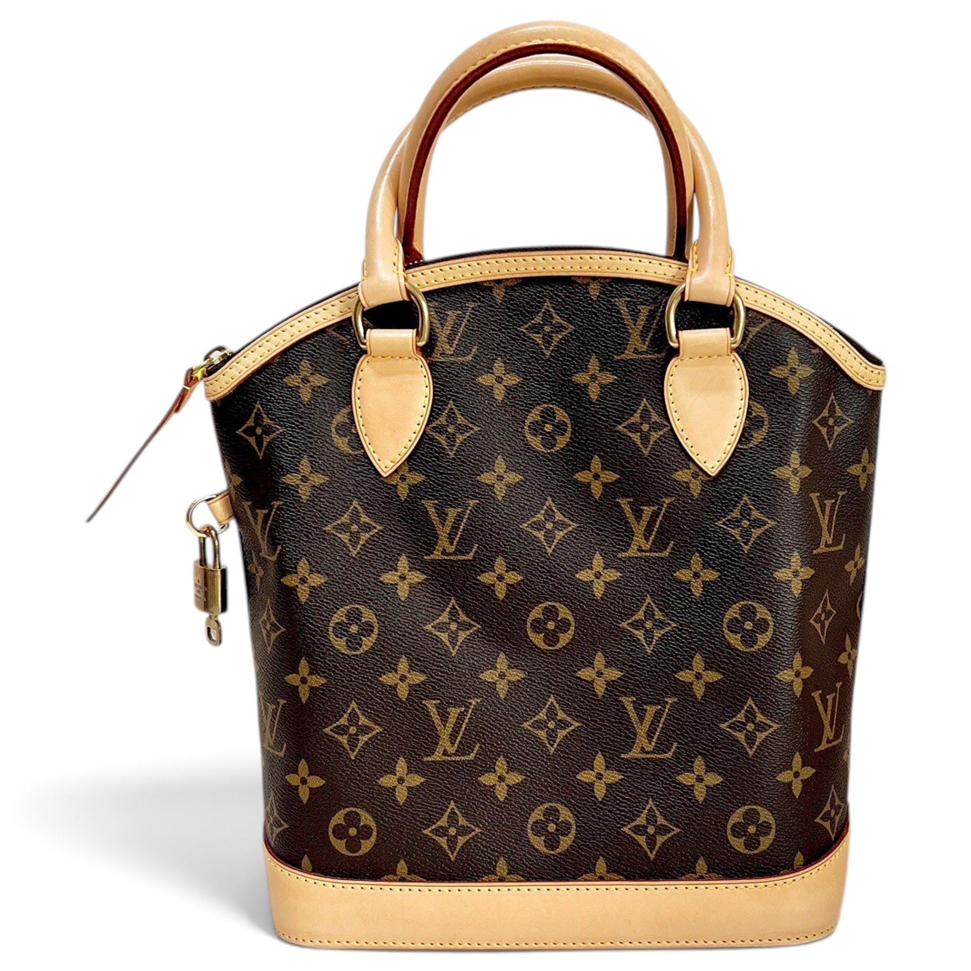 Lockit leather handbag