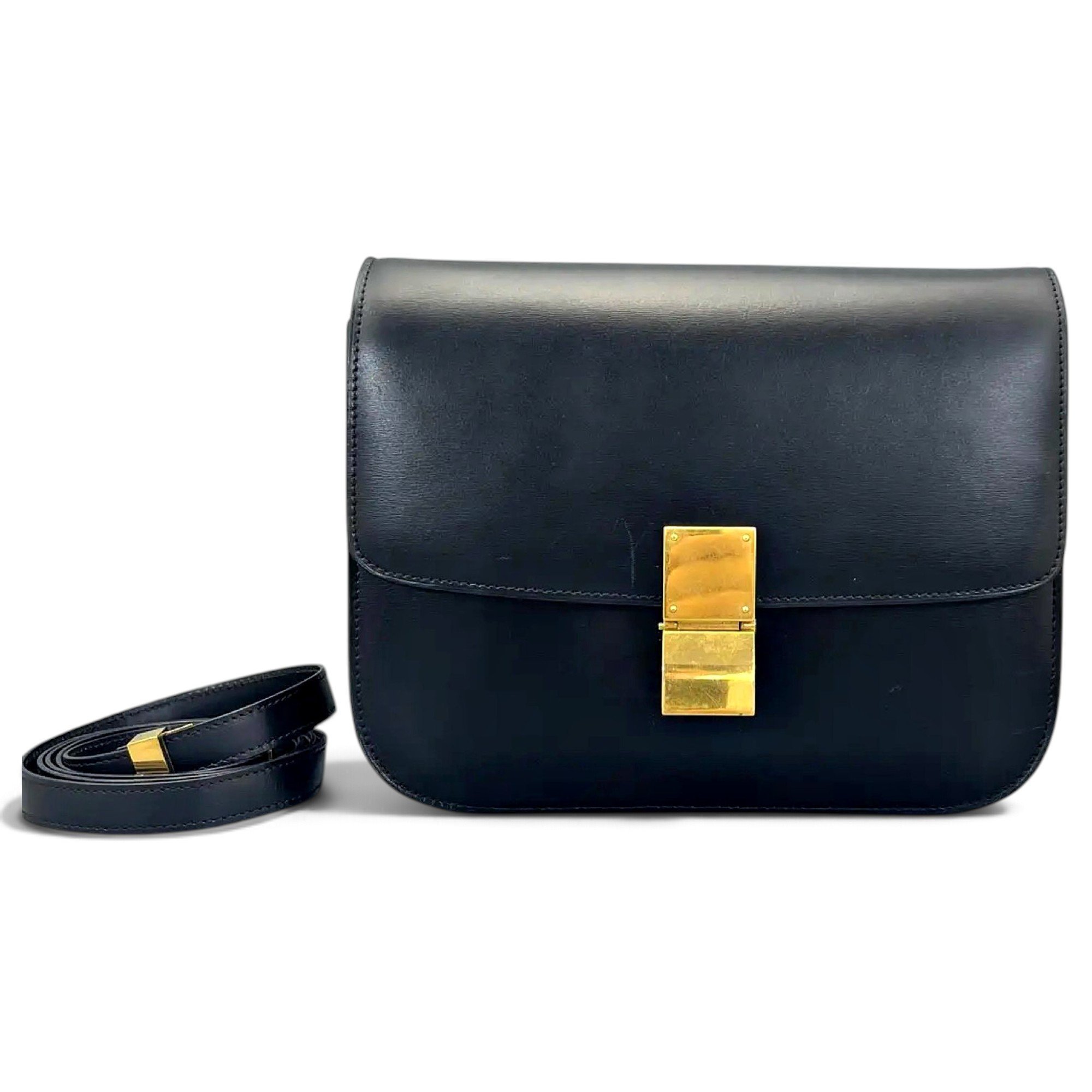 Classic leather handbag
