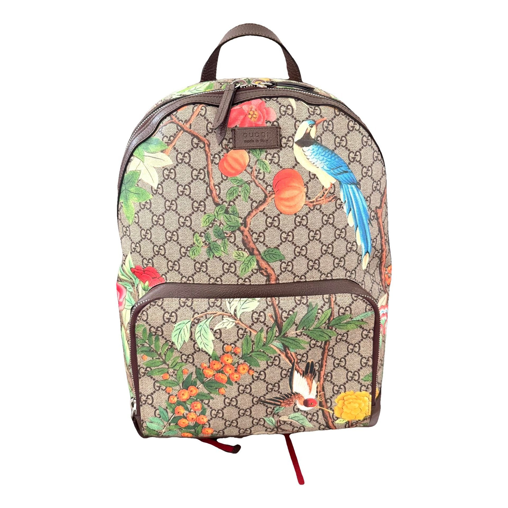 Ophidia patent leather backpack