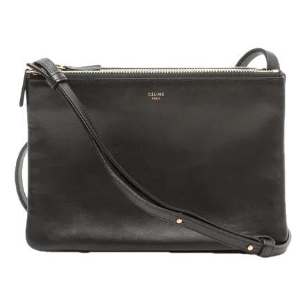 Trio leather crossbody bag