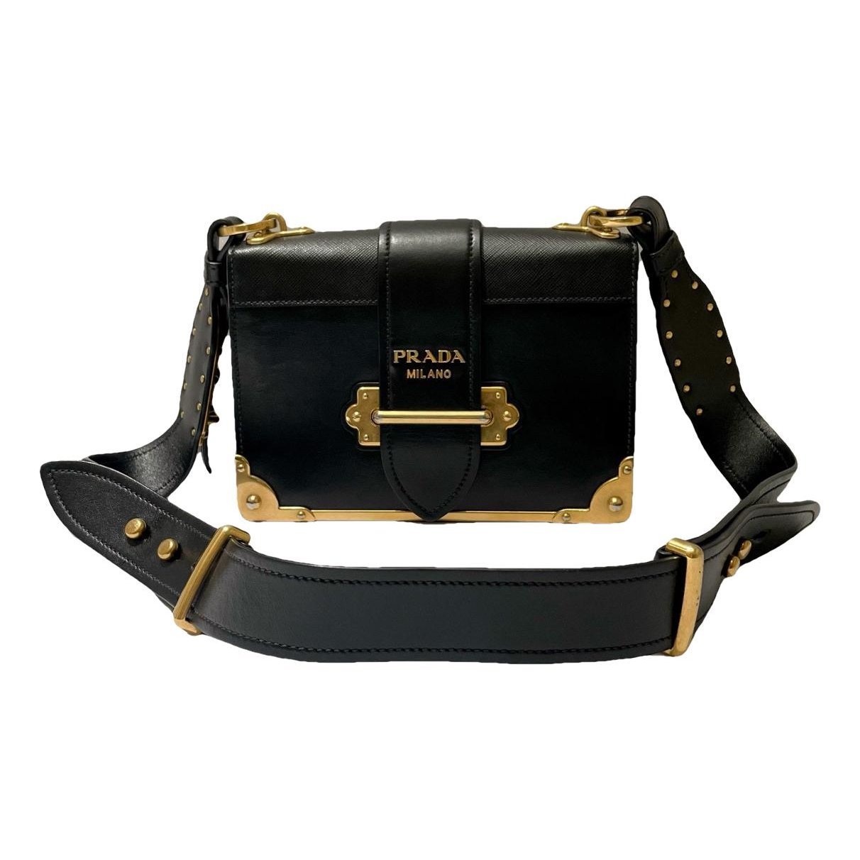 Cahier leather handbag