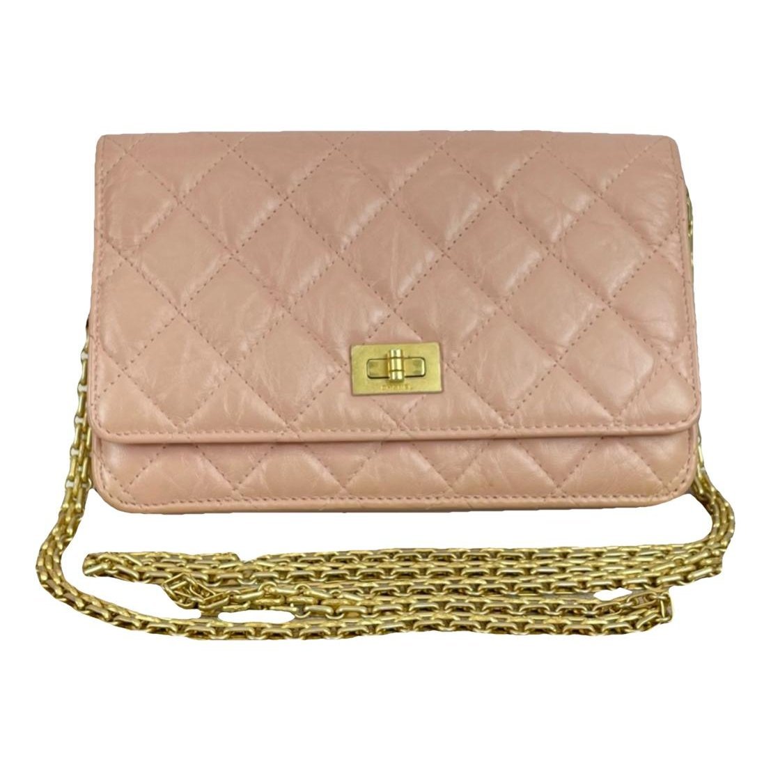 Wallet On Chain 2.55 leather crossbody bag