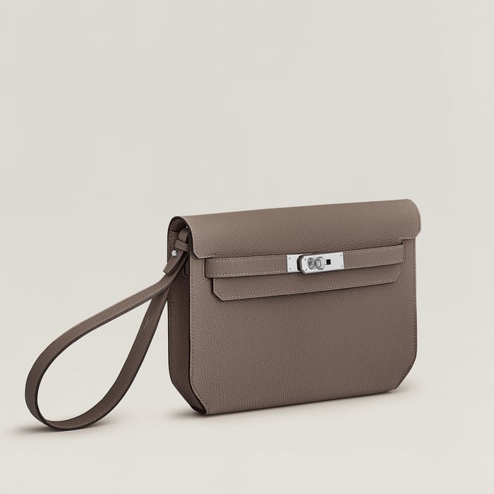 Gris Étain Kelly Depeches 25 Pouch