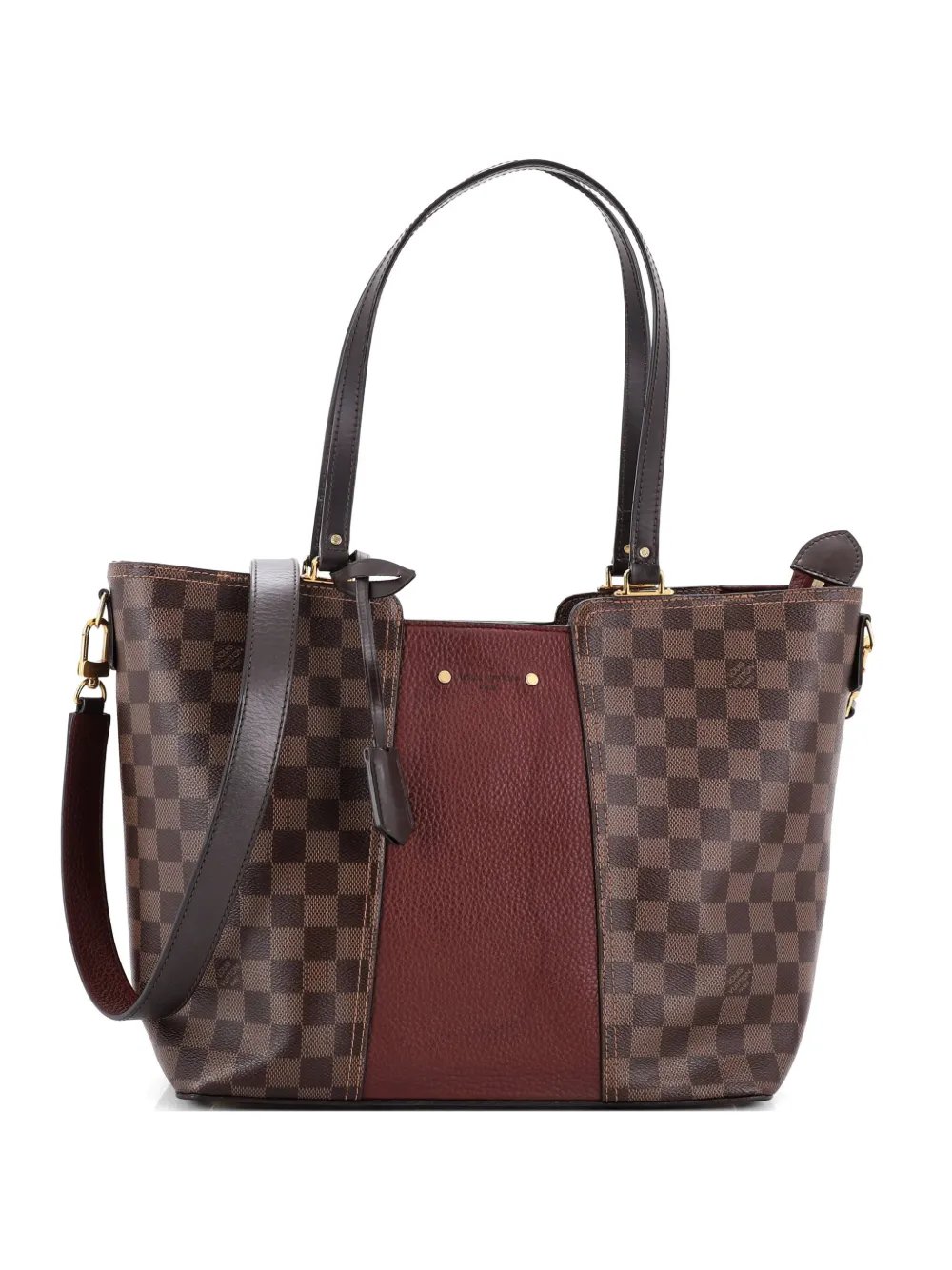 Jersey Handbag Damier with Leather shoulder bag