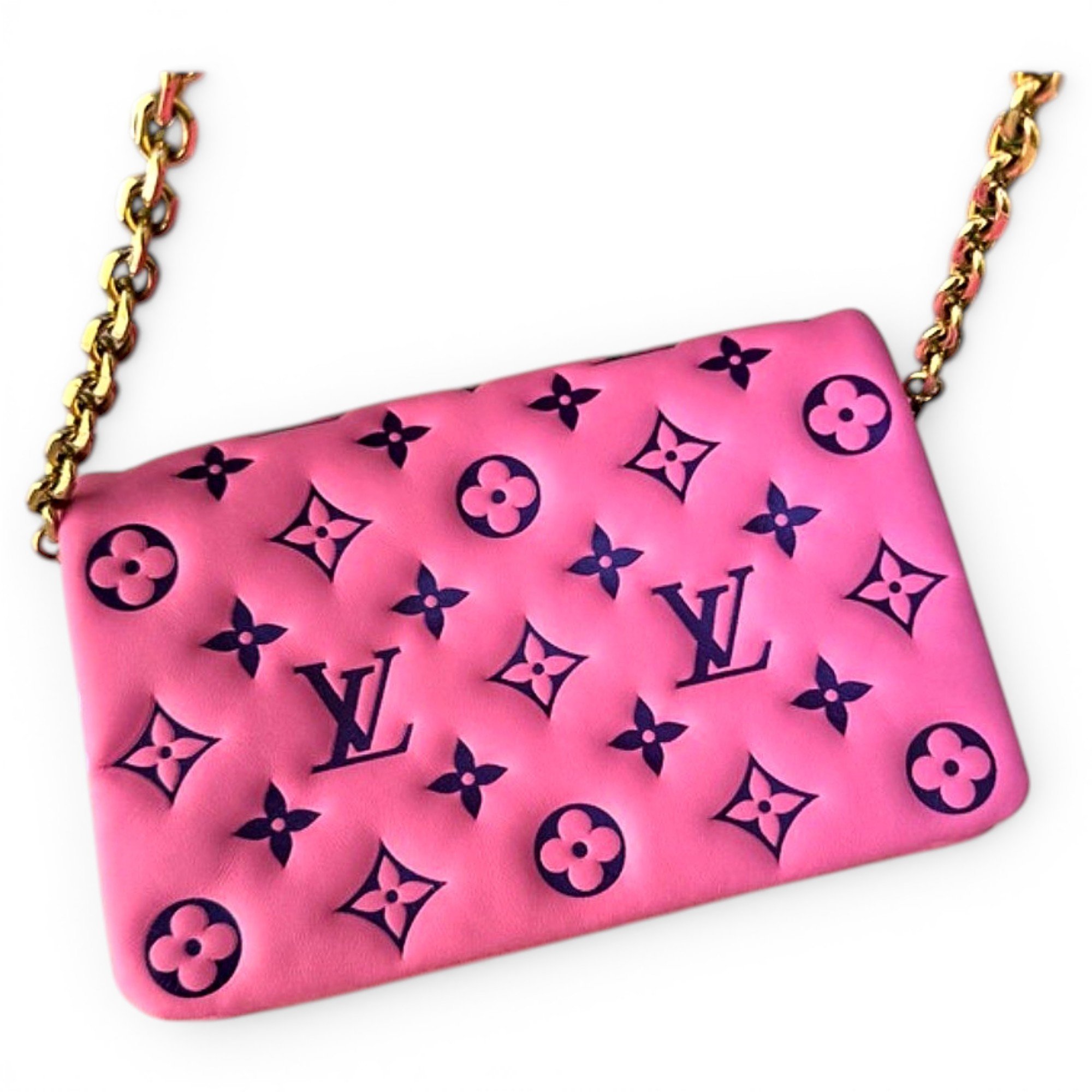 Coussin Flap leather crossbody bag