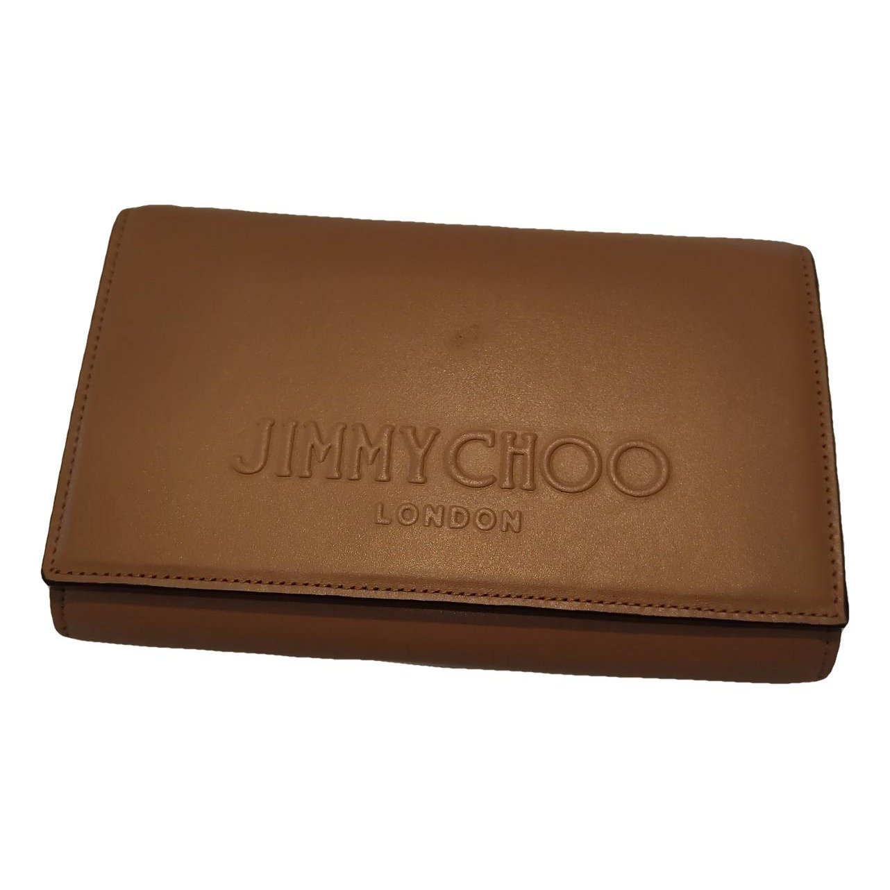 Leather clutch bag