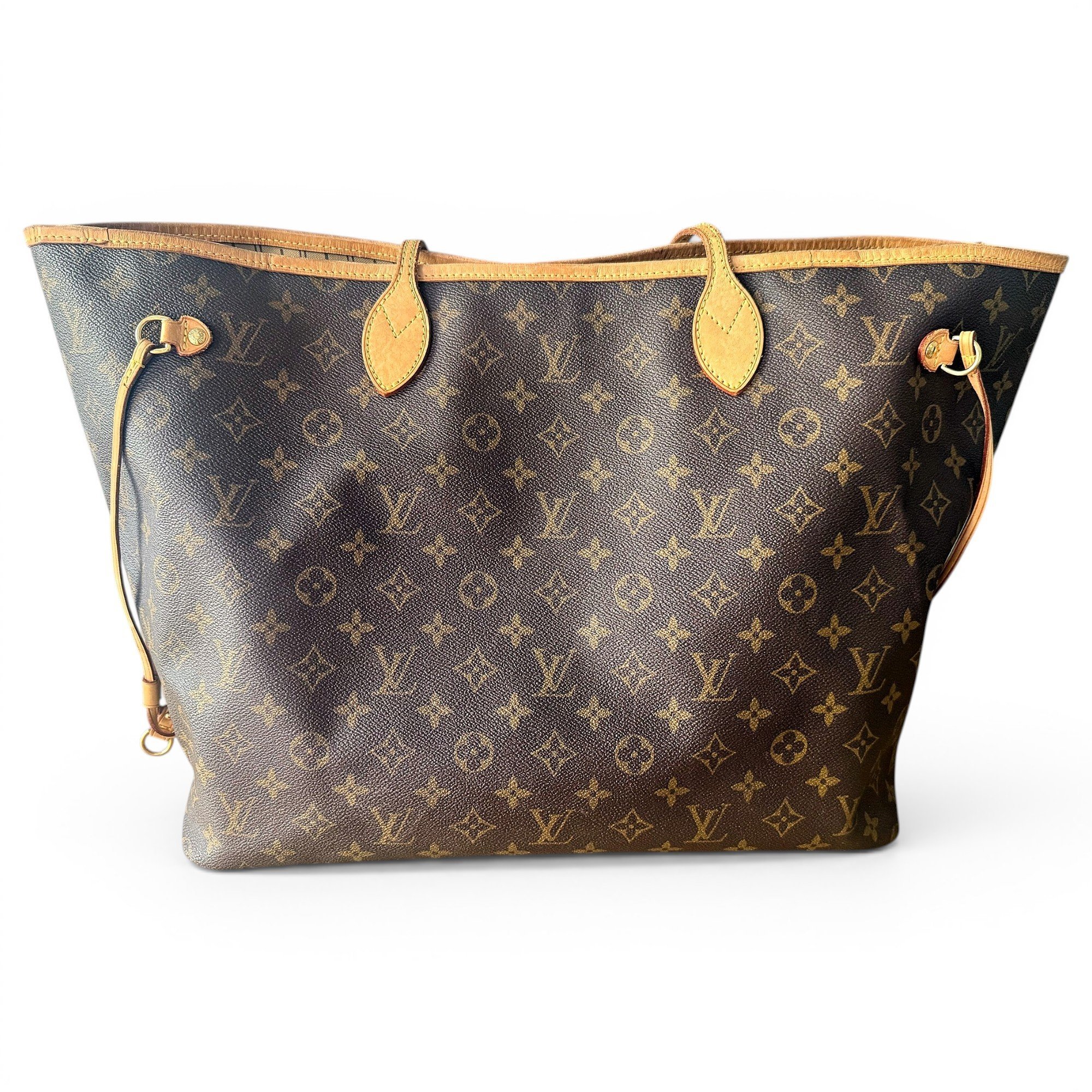 Louis Vuitton Neverfull leather tote