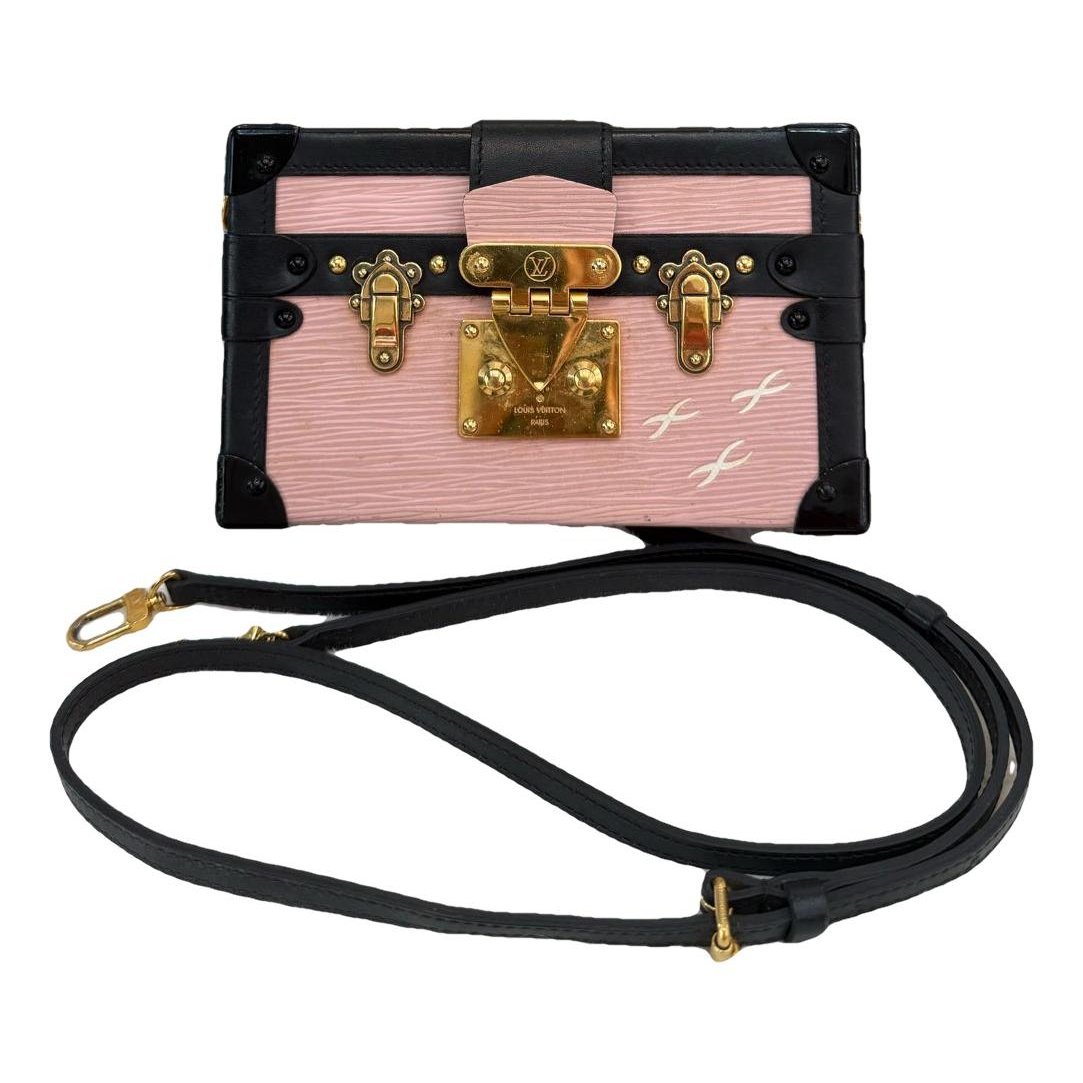 Louis Vuitton Petite Malle leather handbag