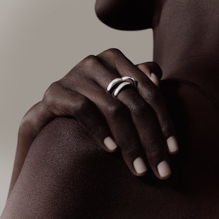 Sans Coloris Vertige Cœur Ring, Medium Model