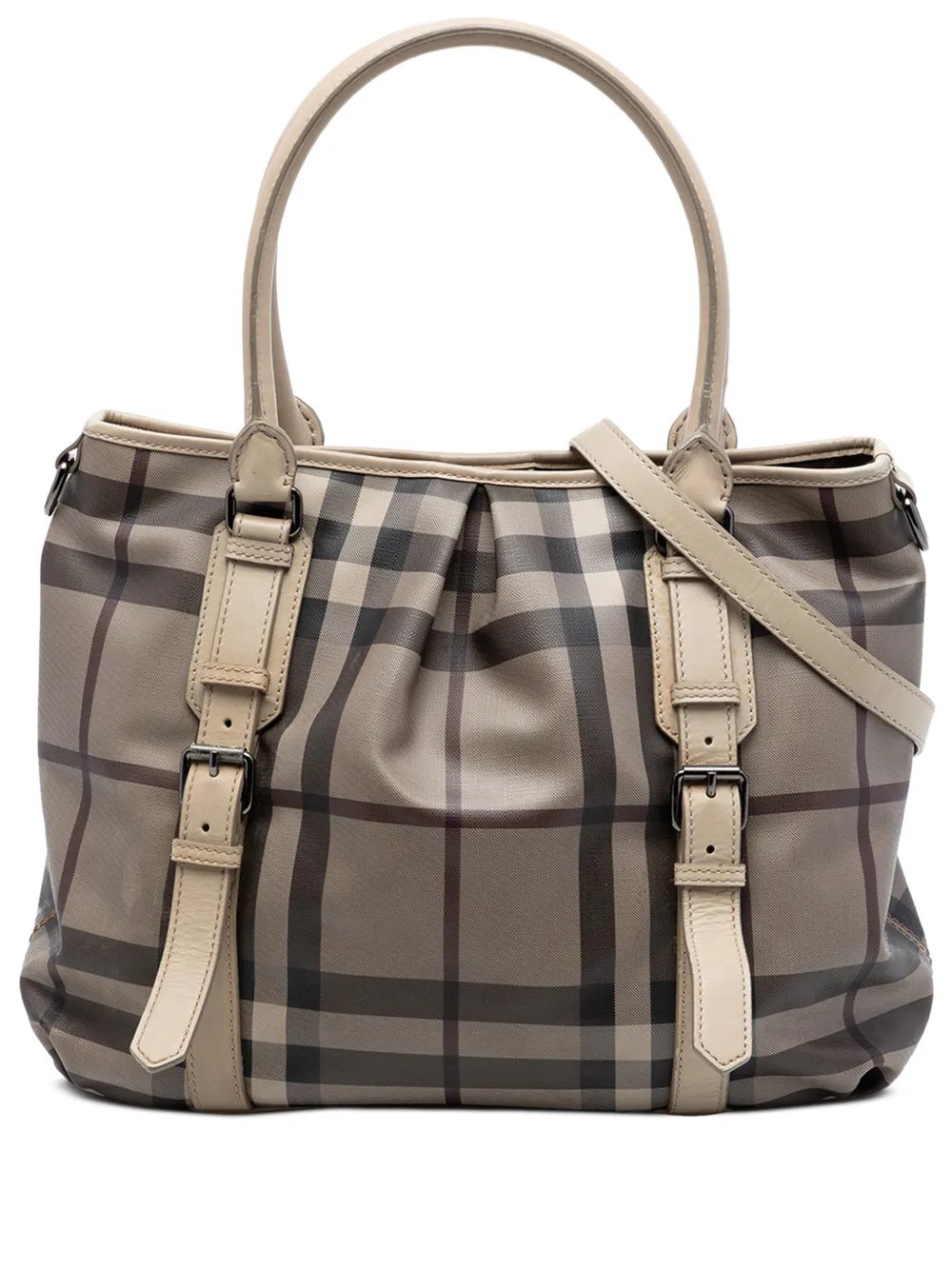 2000-2017 Smoked Check Coated Canvas satchel
