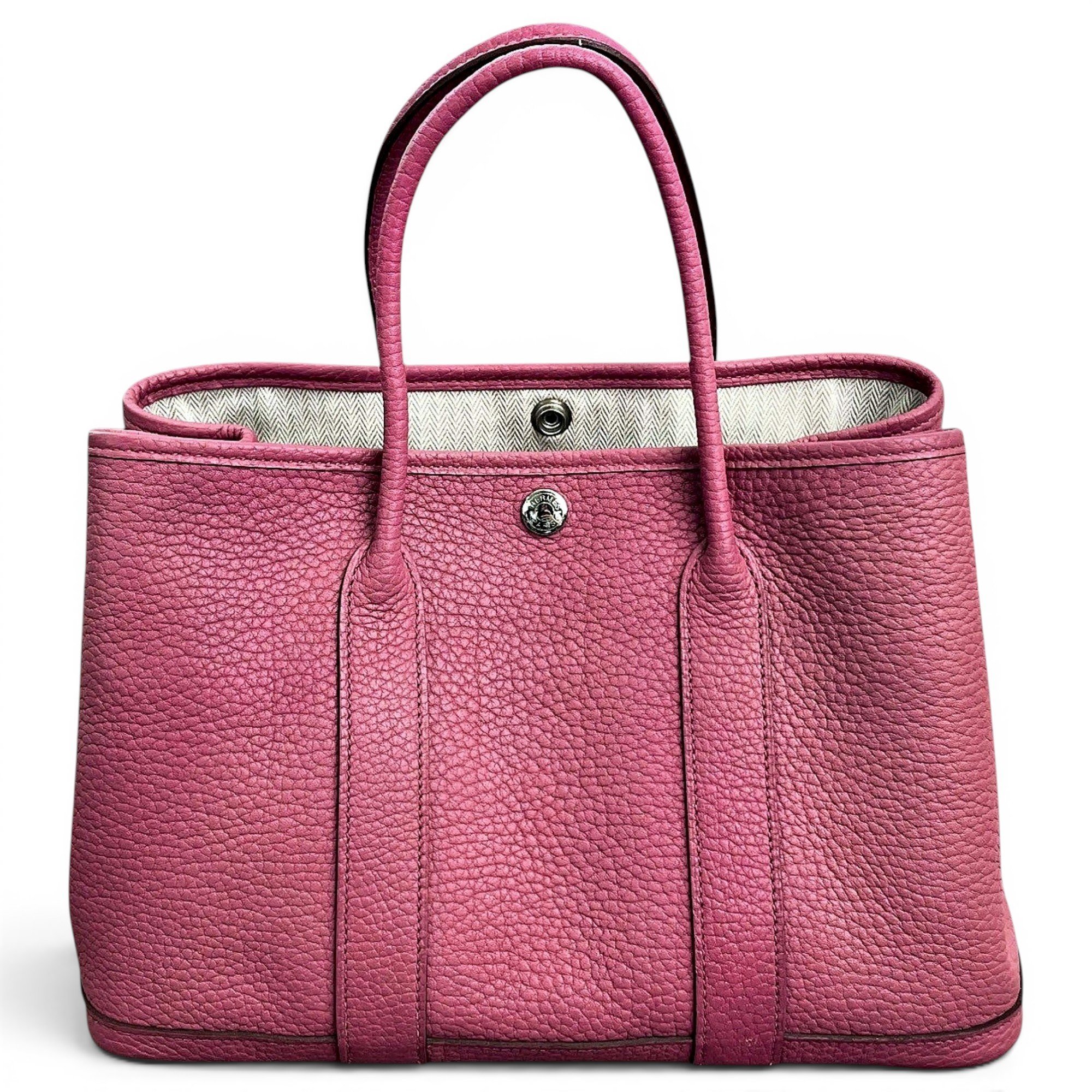 Garden Party leather handbag