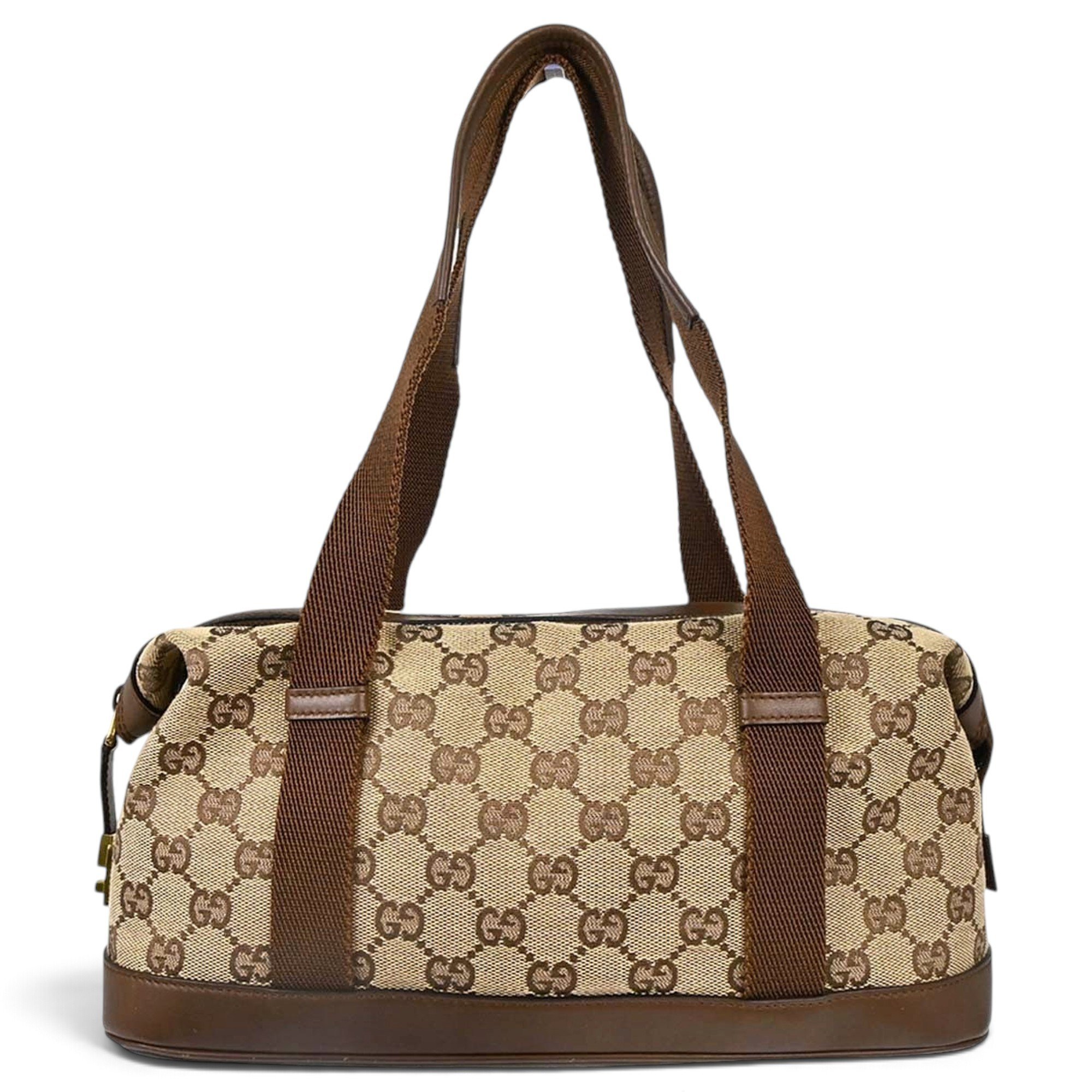 Leather bowling bag