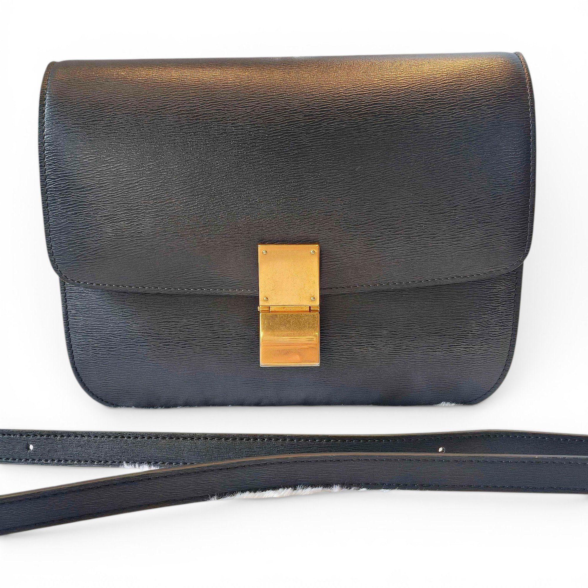 Classic leather handbag