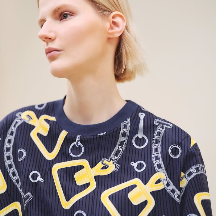 Violet Améthyste "Effet Kaleidoscope" Boxy Fit T-shirt