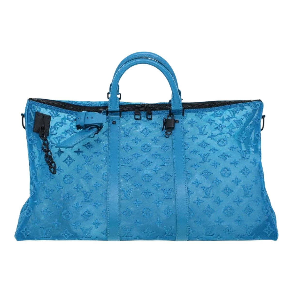 Keepall leather travel bag