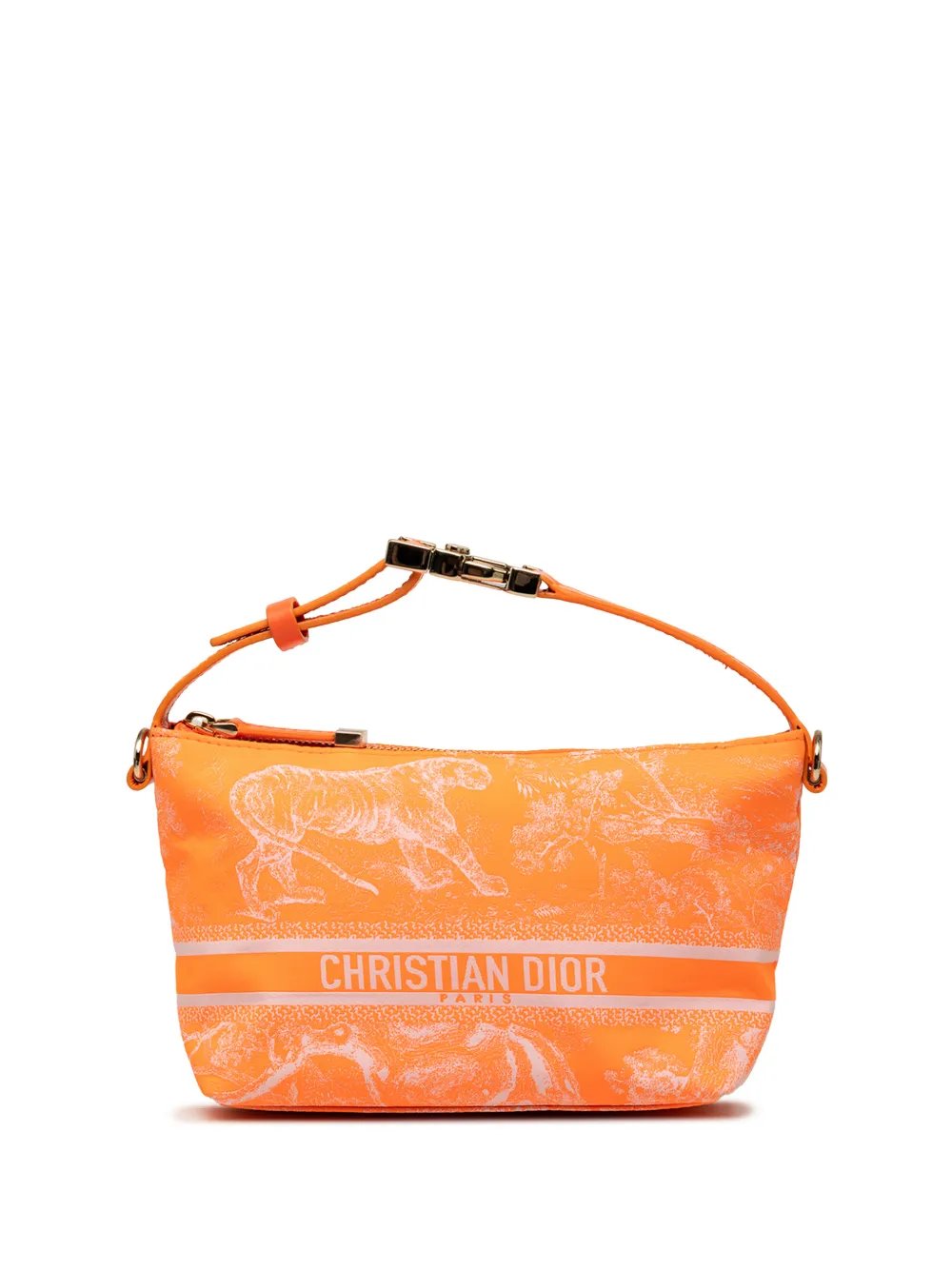 2022 Small Technical Fabric Toile de Jouy Reverse DiorTravel Nomad Pouch handbag