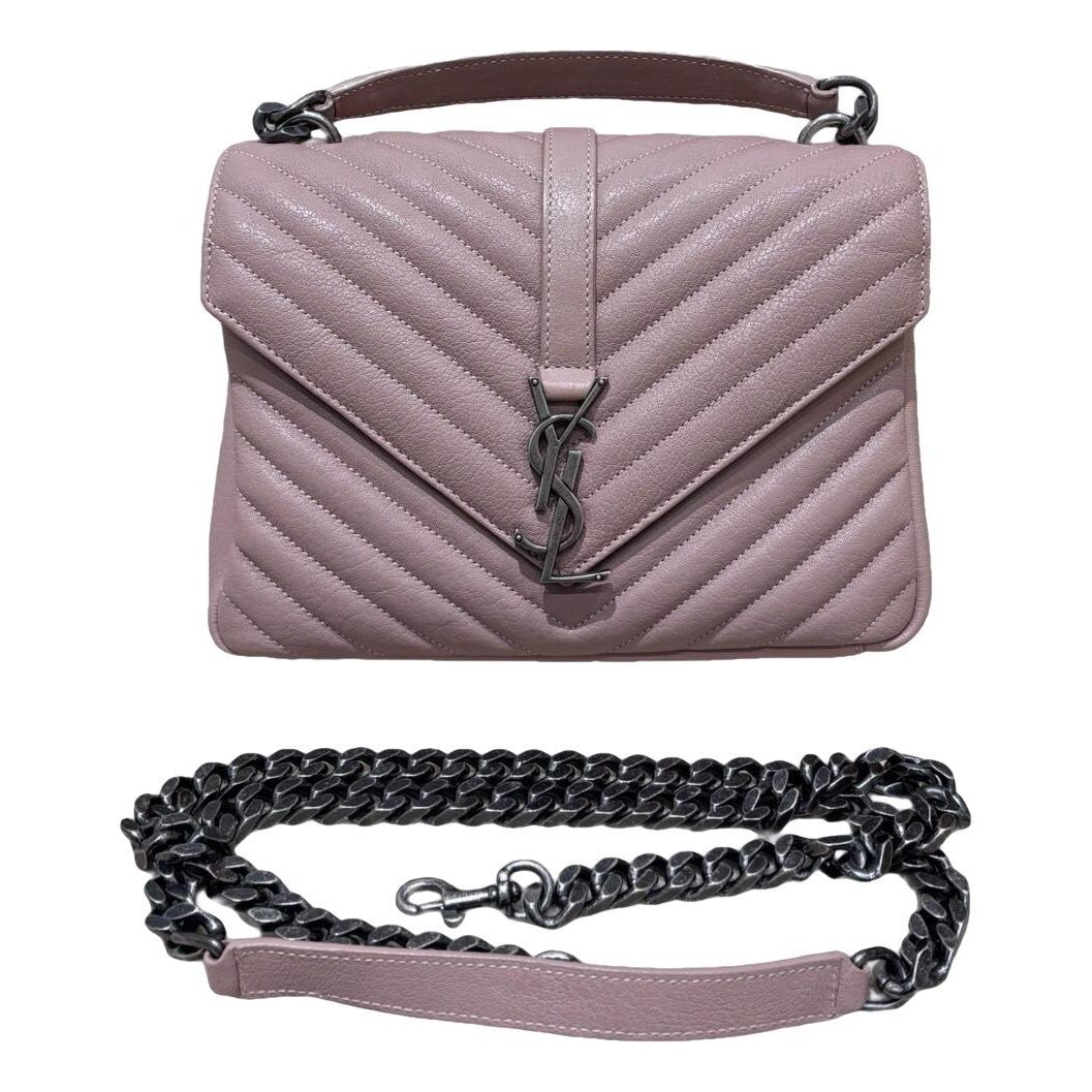 Collége monogramme leather handbag