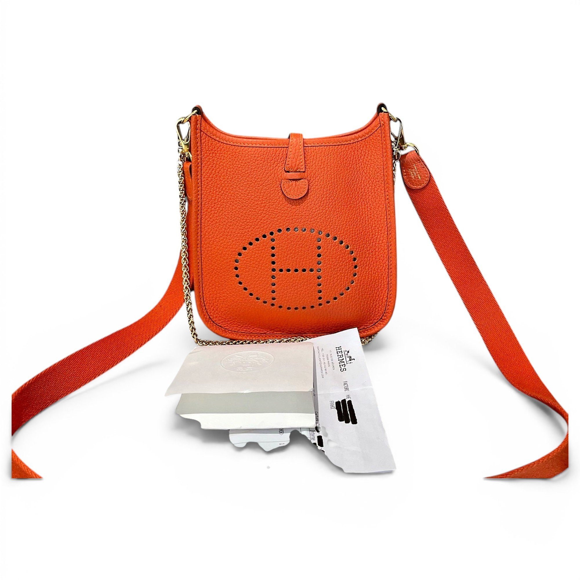 Evelyne leather handbag
