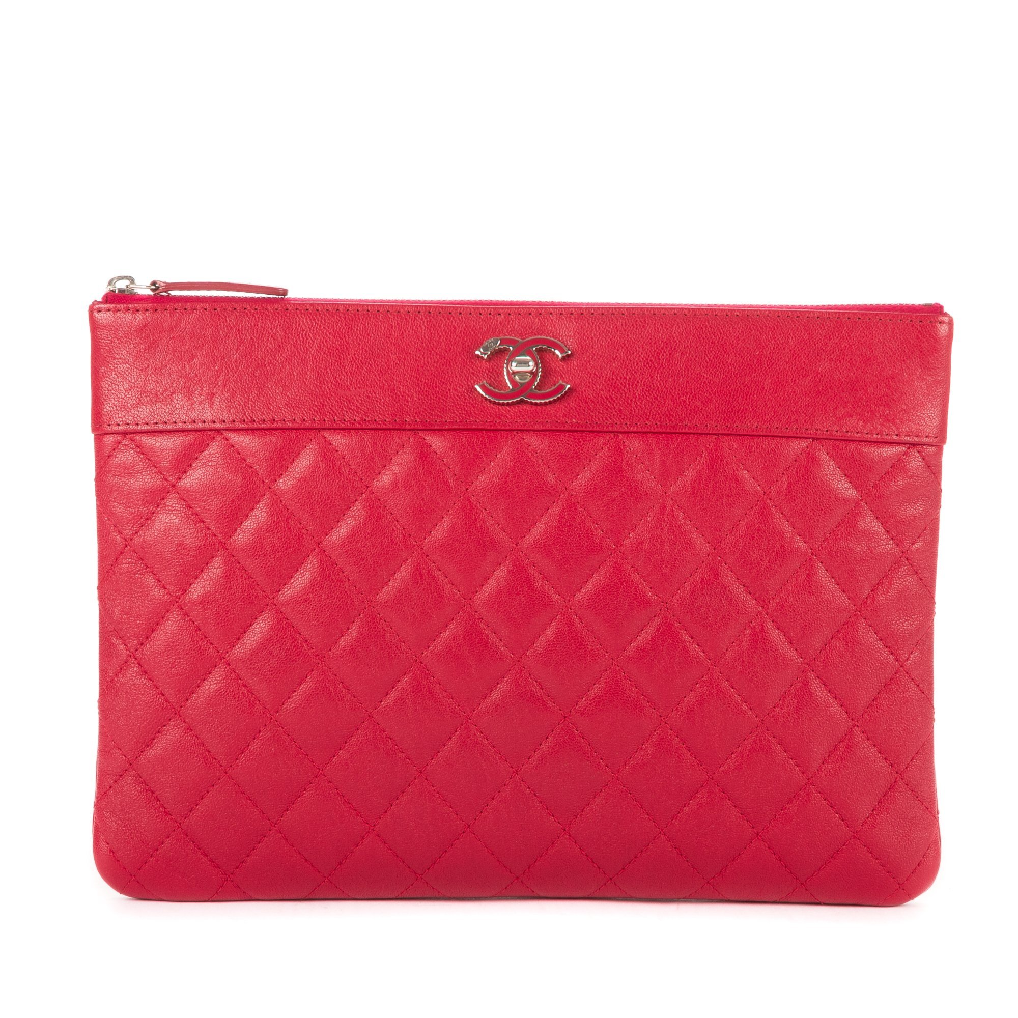2.55 leather clutch bag